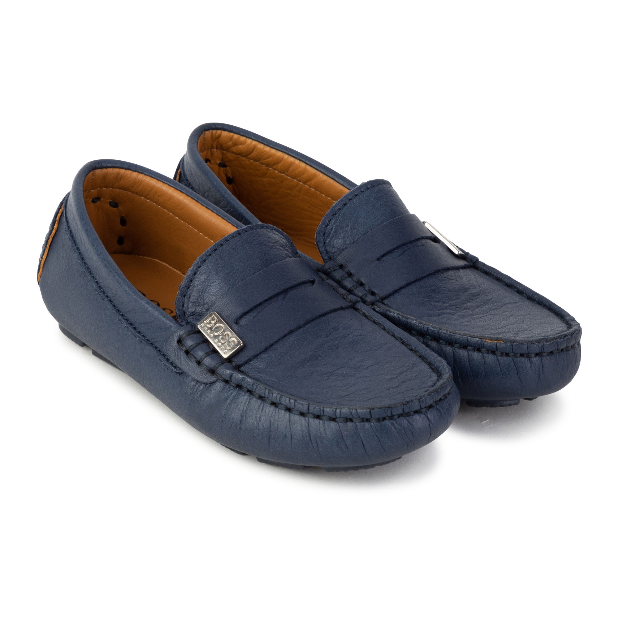 Leather moccasins BOSS for BOY
