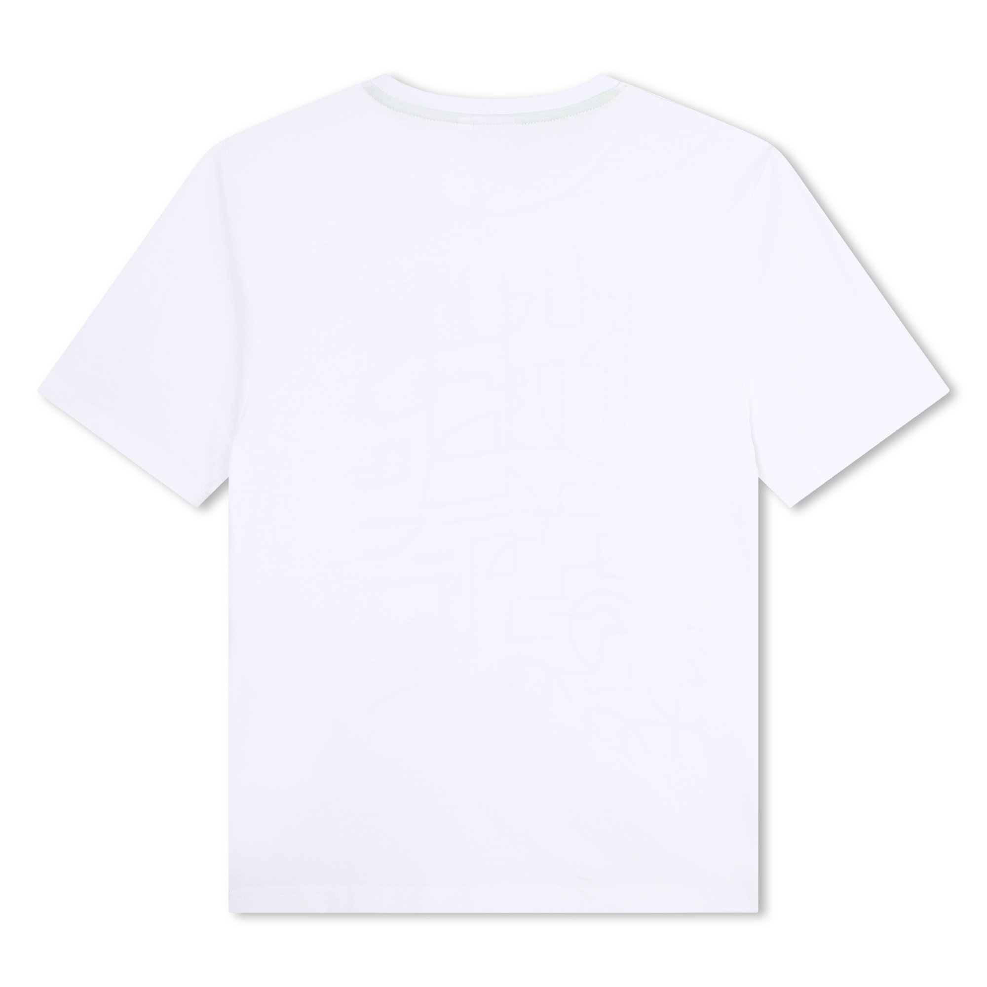 Camiseta de algodón estampada BOSS para NIÑO