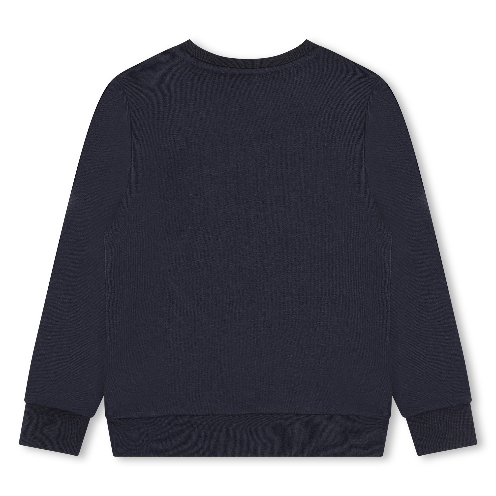 Fleece sweatshirt ronde hals BOSS Voor