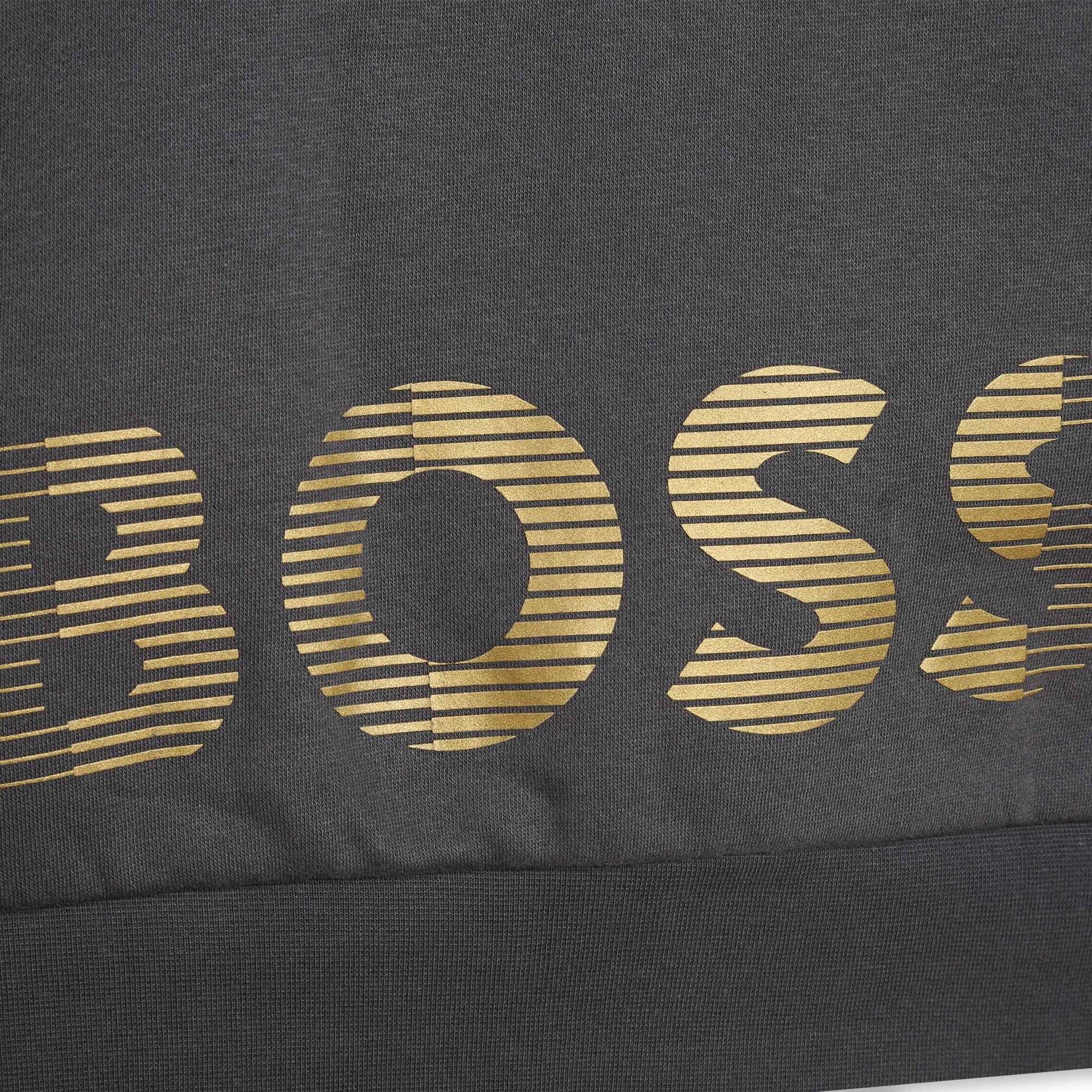 Sweatshirt met rits en logo BOSS Voor