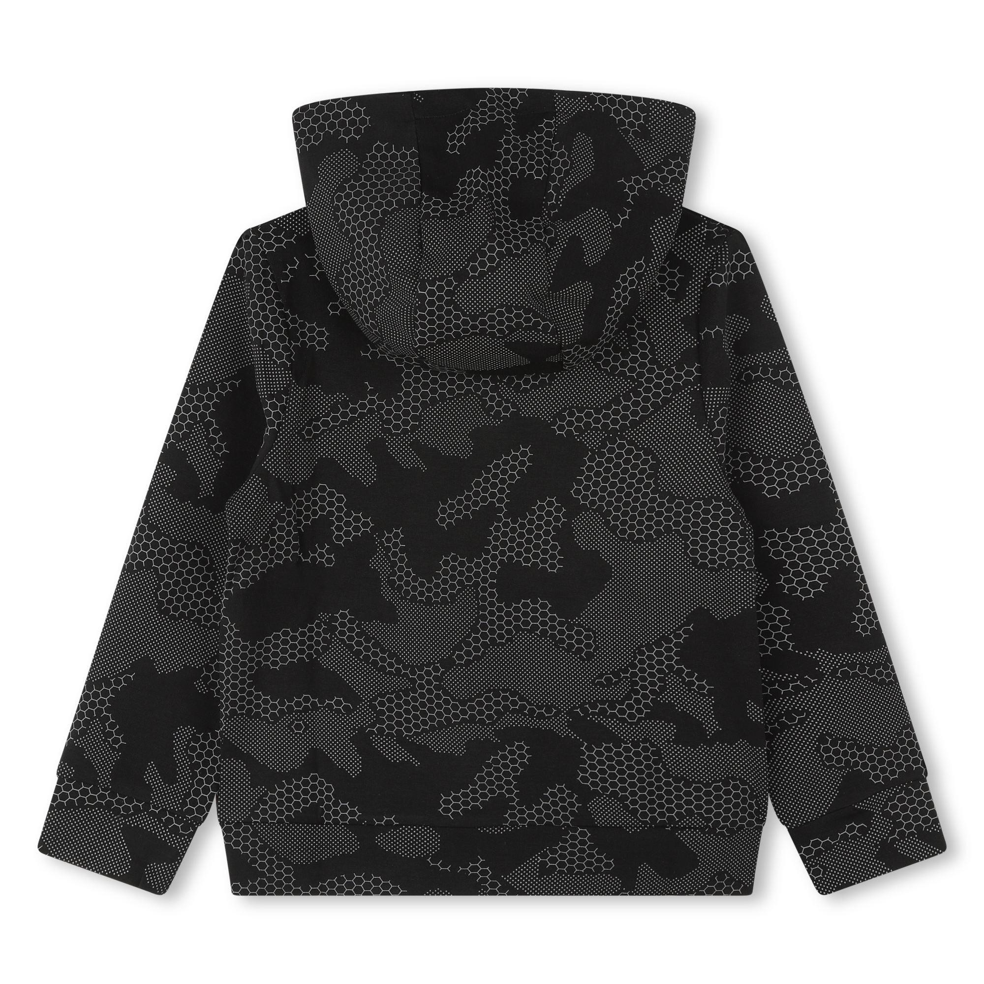 Printed sweatshirt with hood BOSS for BOY