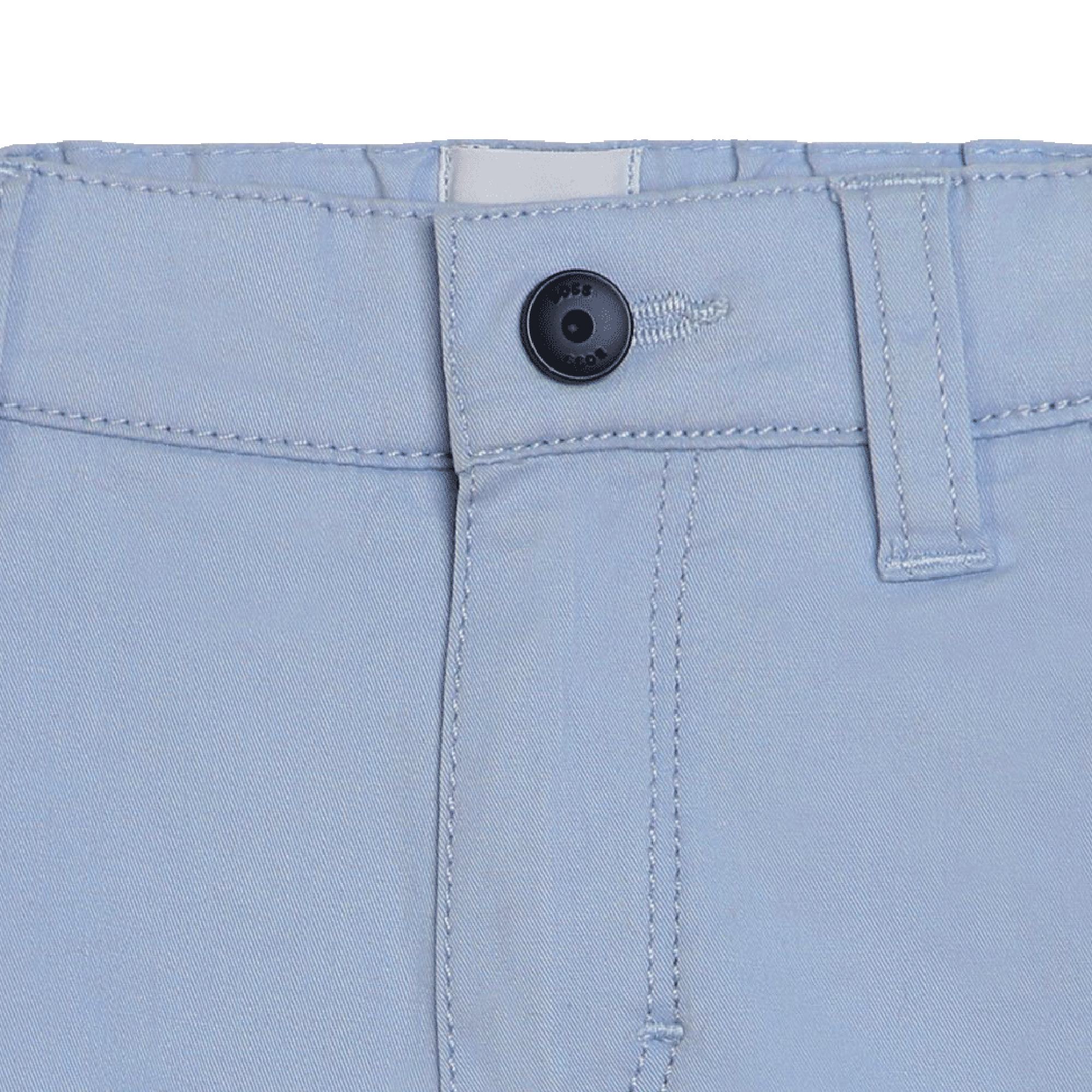 Cotton twill Bermuda shorts BOSS for BOY