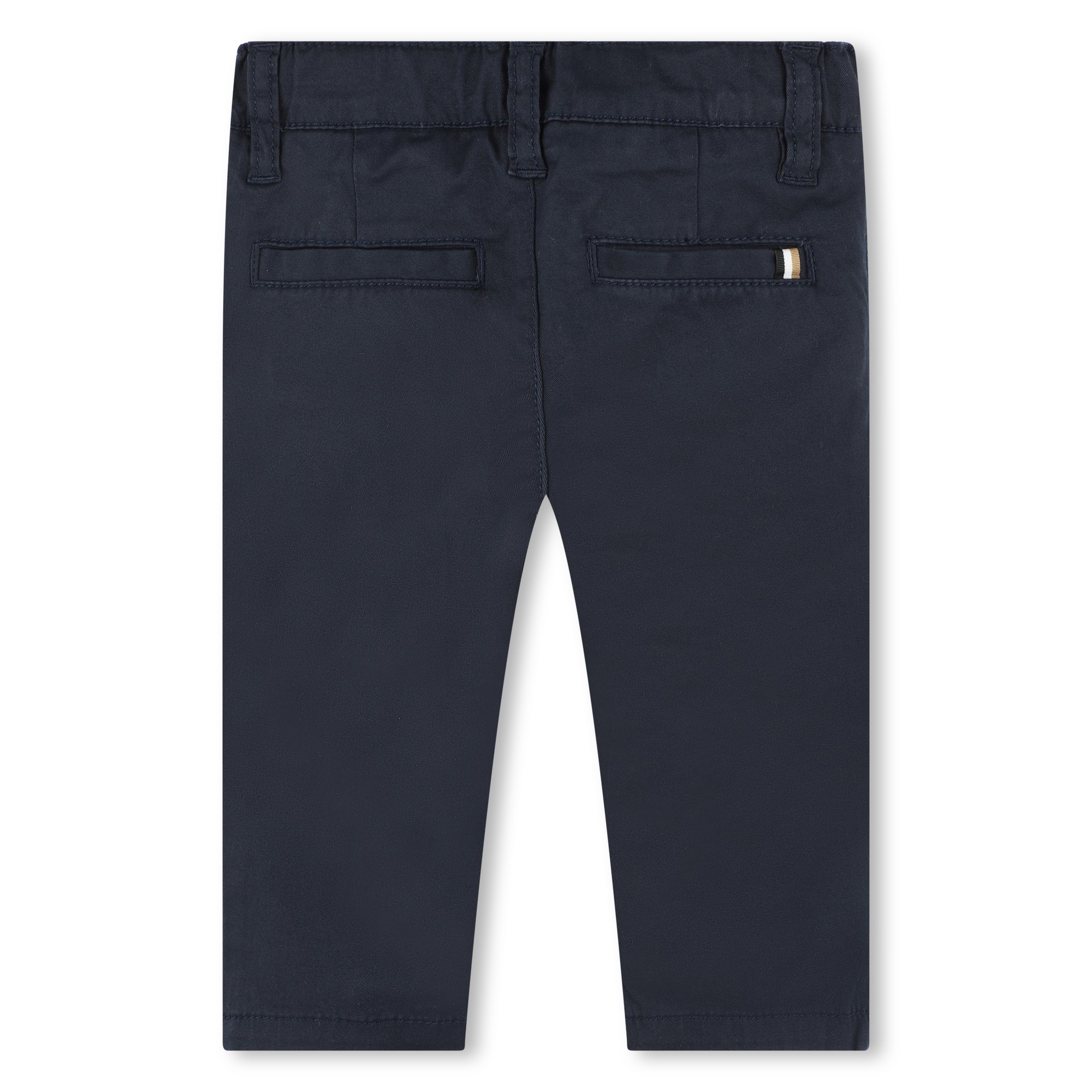 Plain cotton twill trousers BOSS for BOY