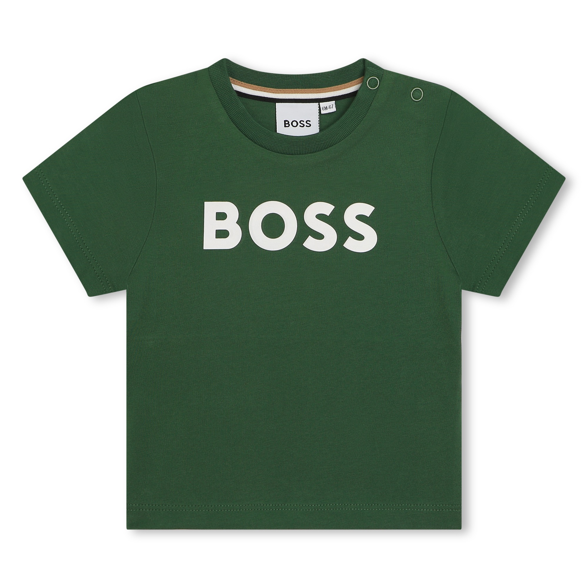 Druckknopf-Shirt aus Baumwolle BOSS Für JUNGE
