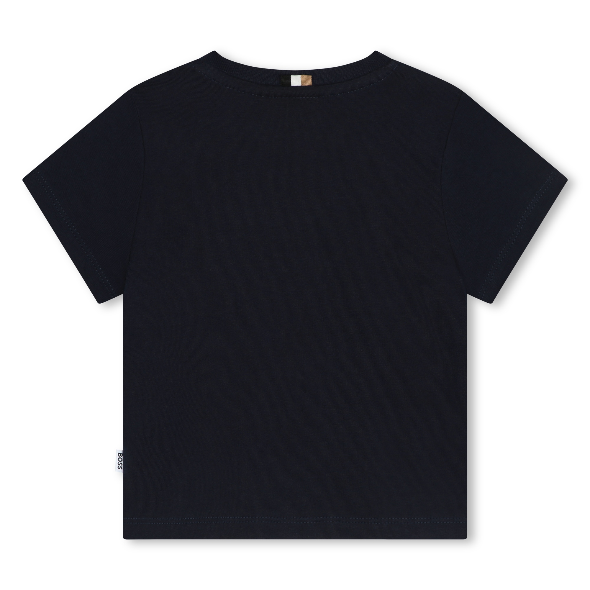 Cotton press-stud T-shirt BOSS for BOY