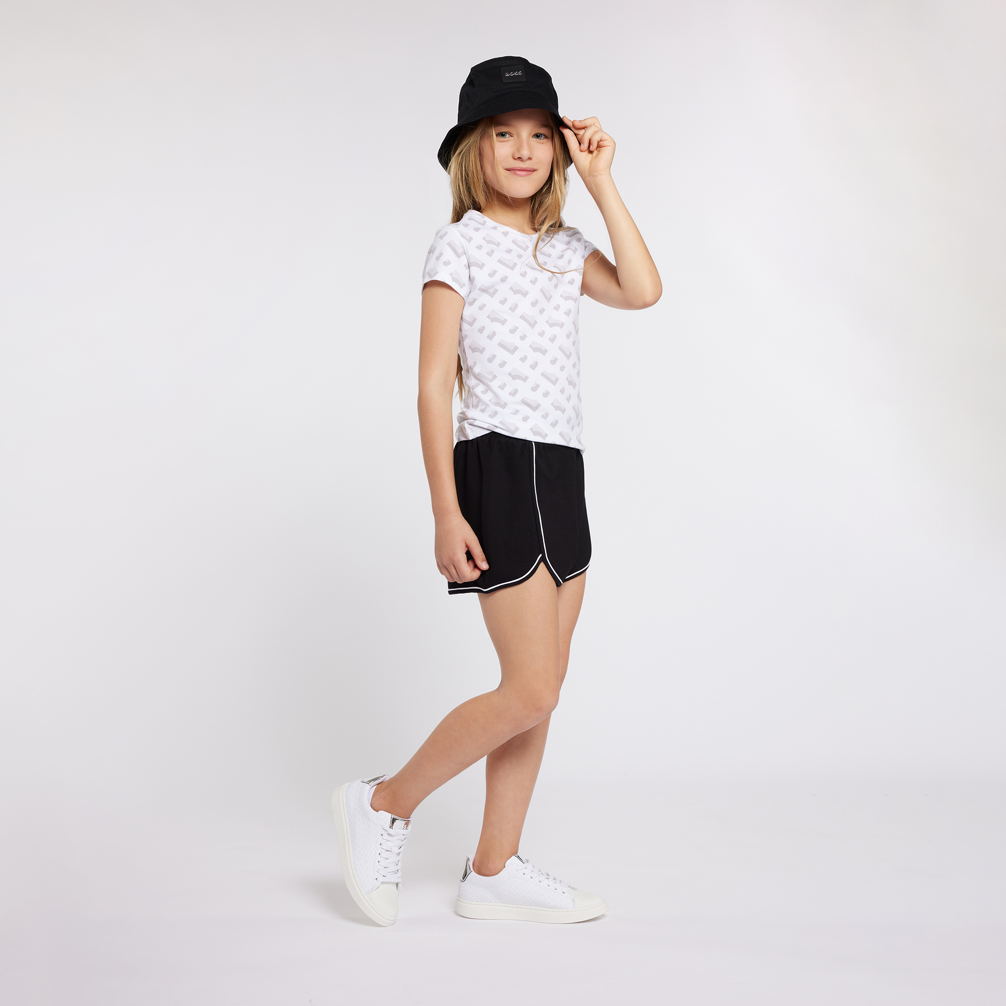 Shorts with cut-out details BOSS for GIRL