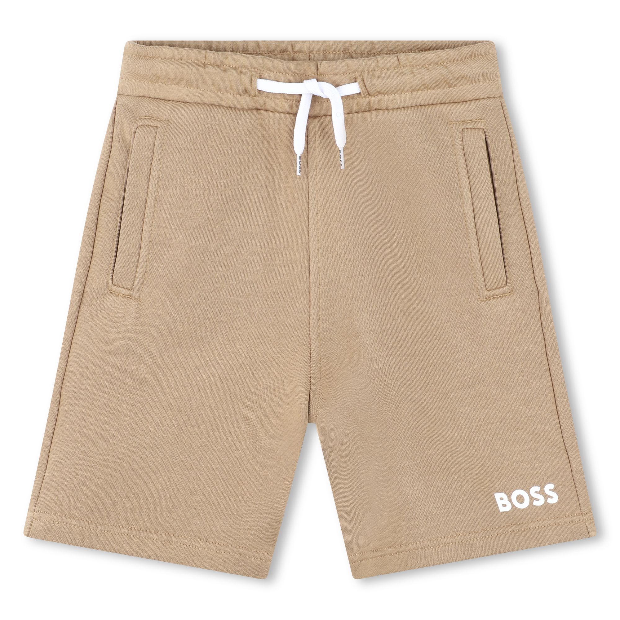 Fleece Bermuda running shorts BOSS for BOY