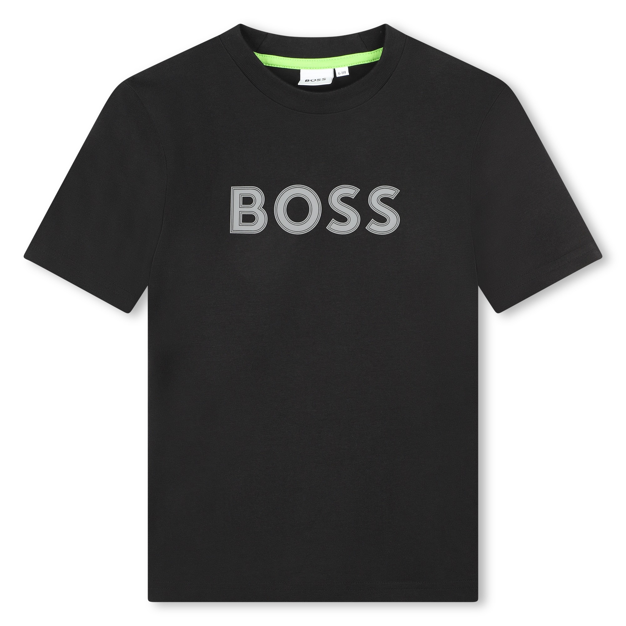 Baumwollshirt mit Logo BOSS Für JUNGE