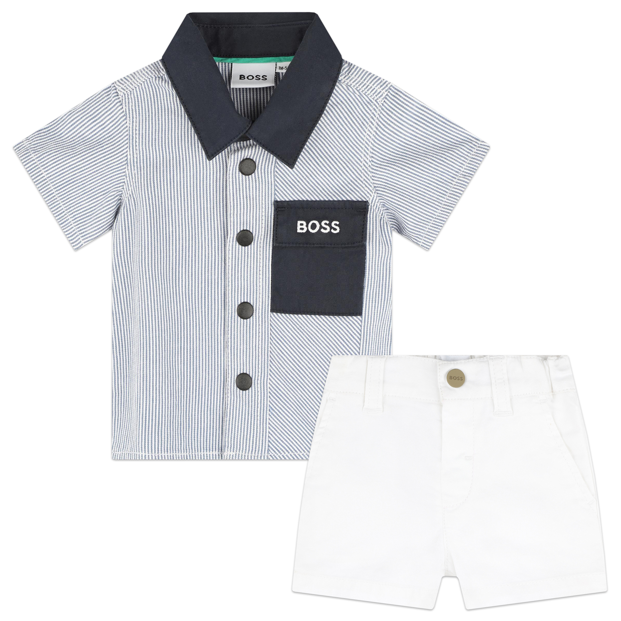 Cotton shirt and shorts BOSS for BOY