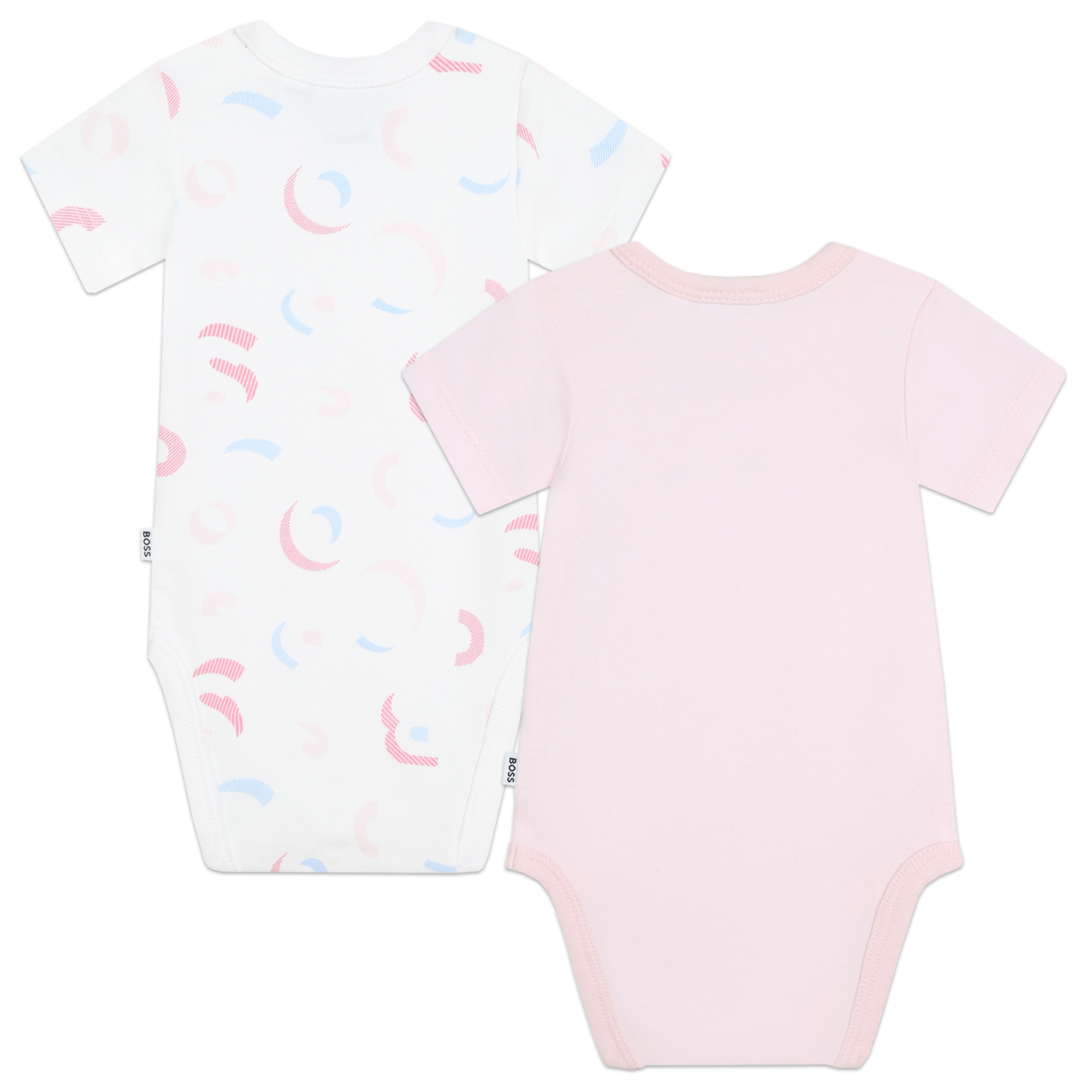Two-pack of printed onesies BOSS for GIRL