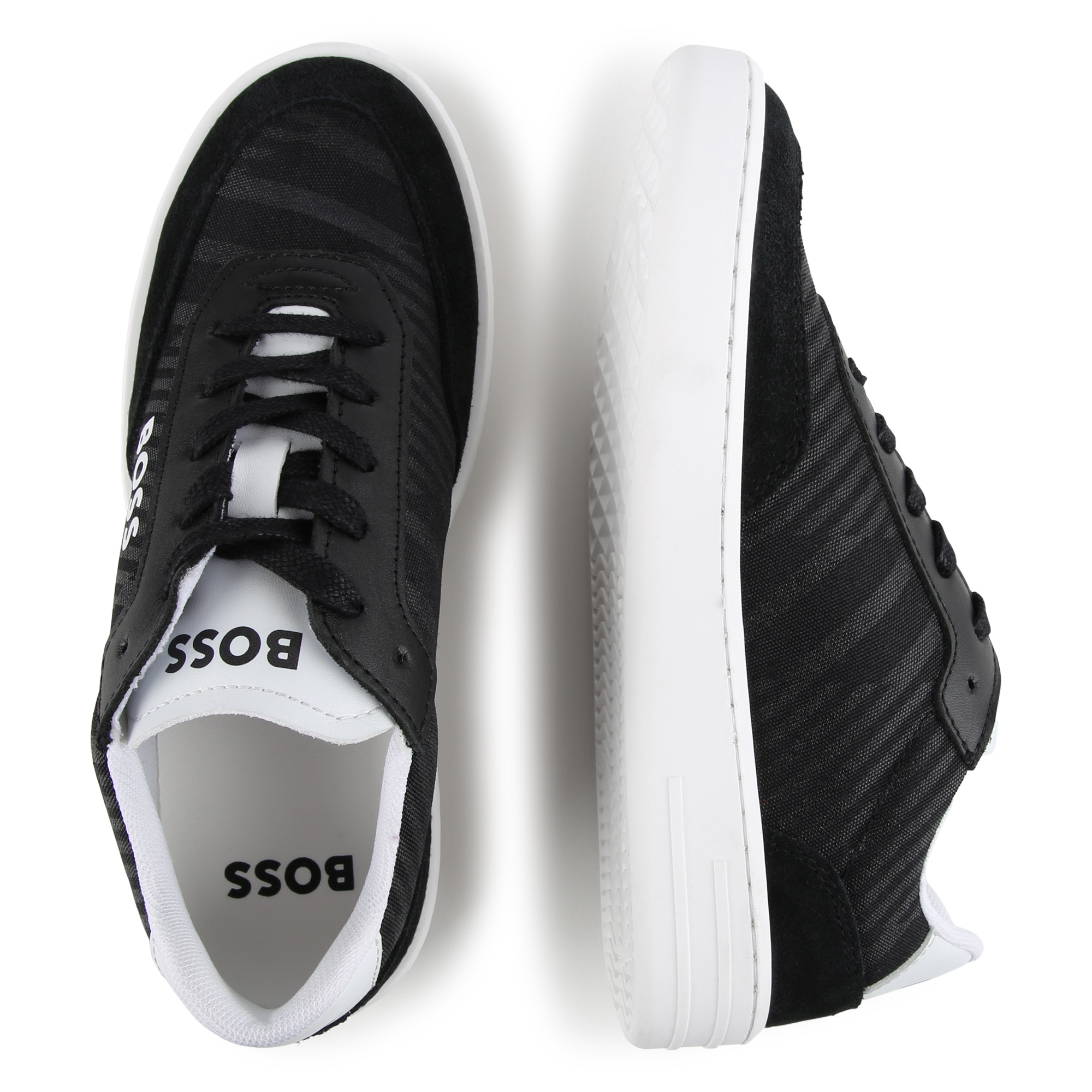 Two-tone lace-up trainers BOSS for BOY