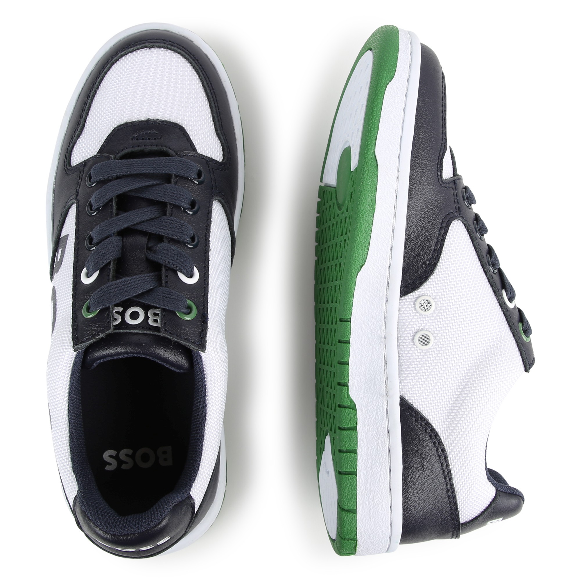 Lace-up logo trainers BOSS for BOY