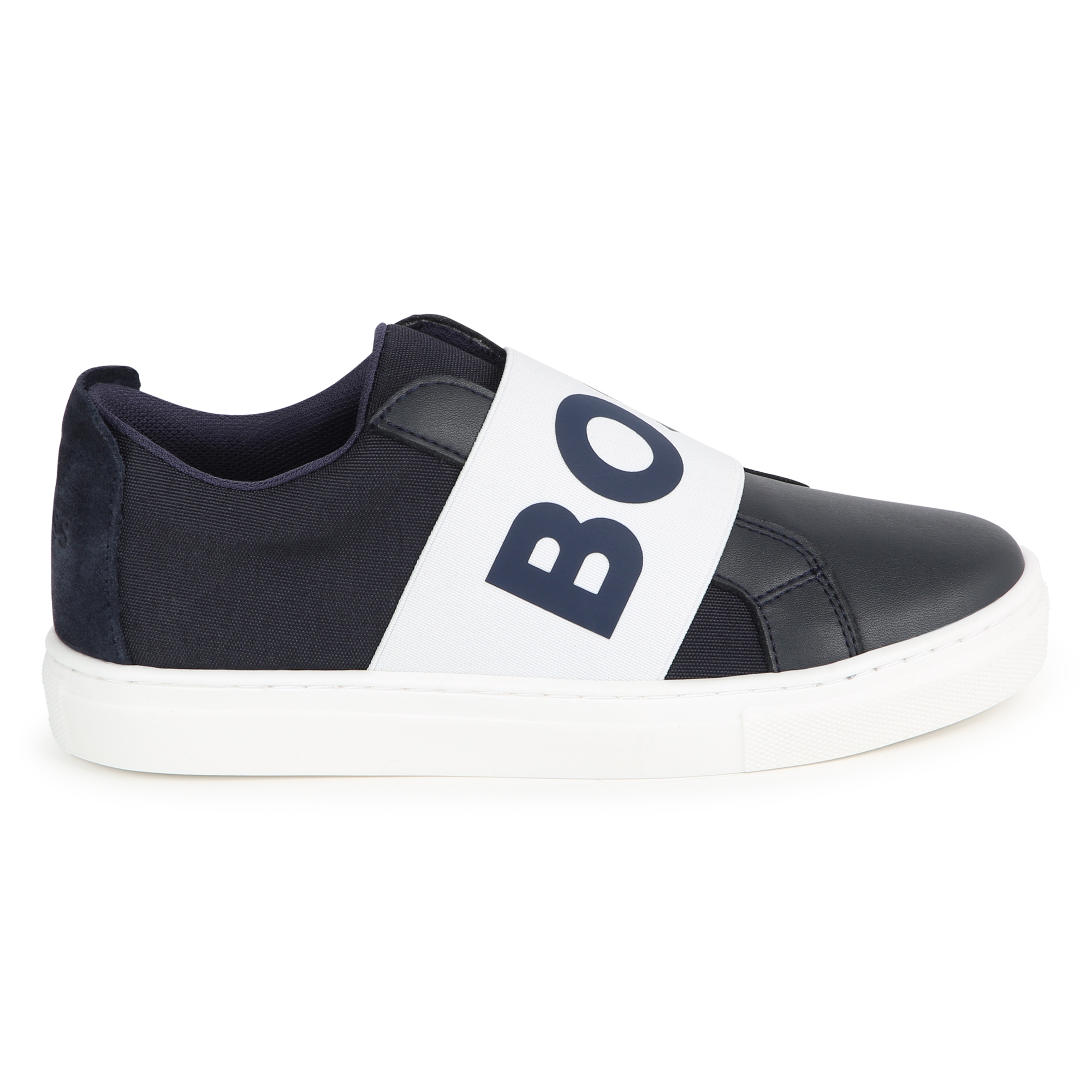Trainers with branded elastic BOSS for BOY