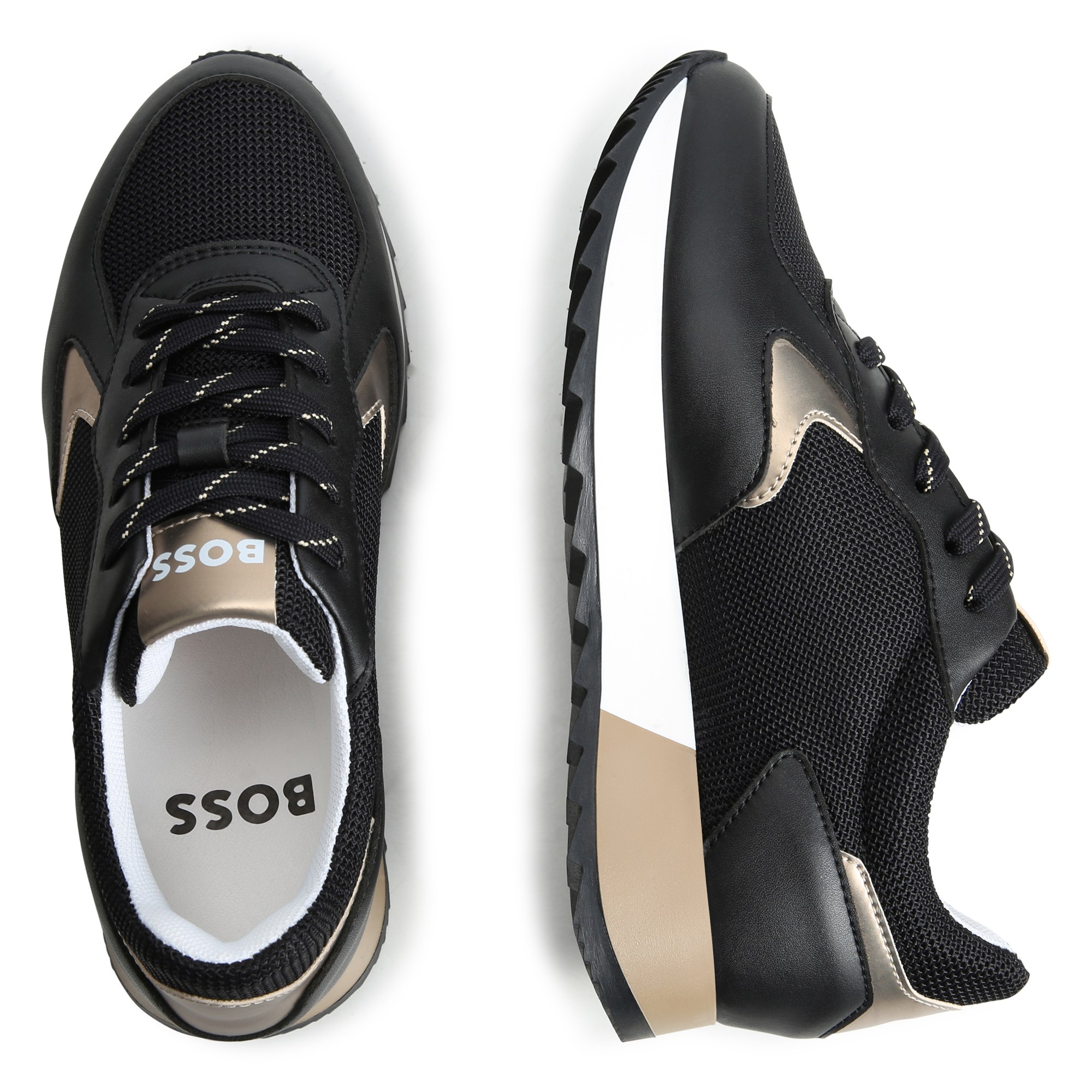 Two-tone lace-up trainers BOSS for GIRL