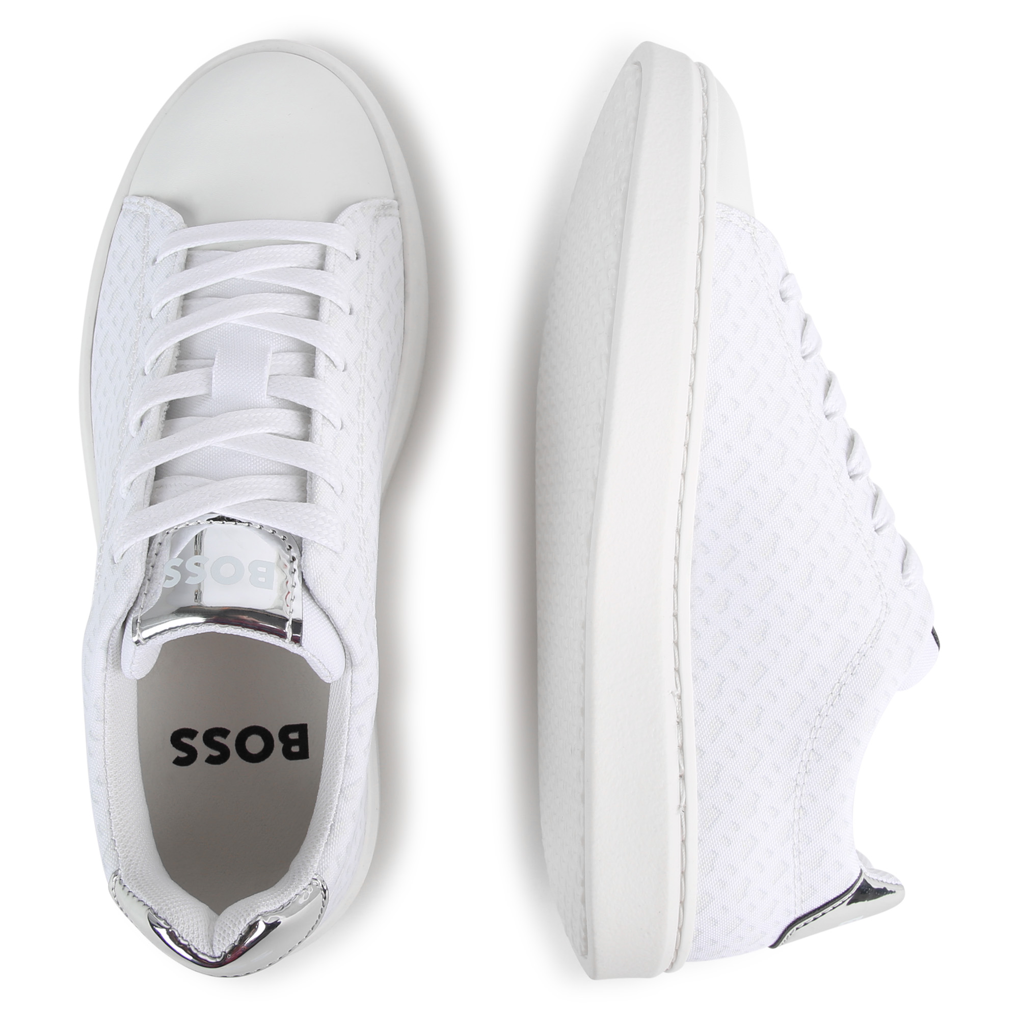 Lace-up logo trainers BOSS for GIRL