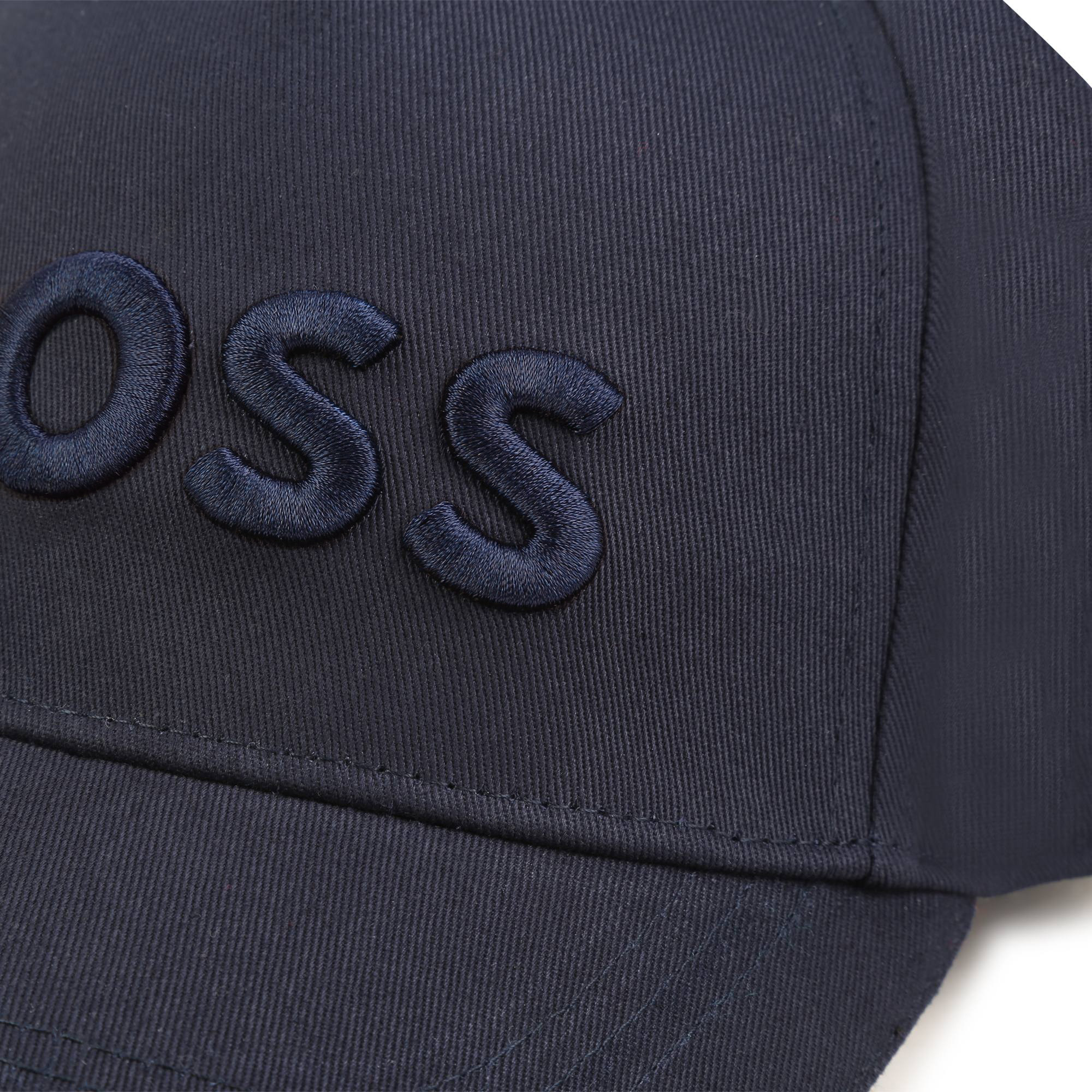 Embroidered twill cap BOSS for BOY