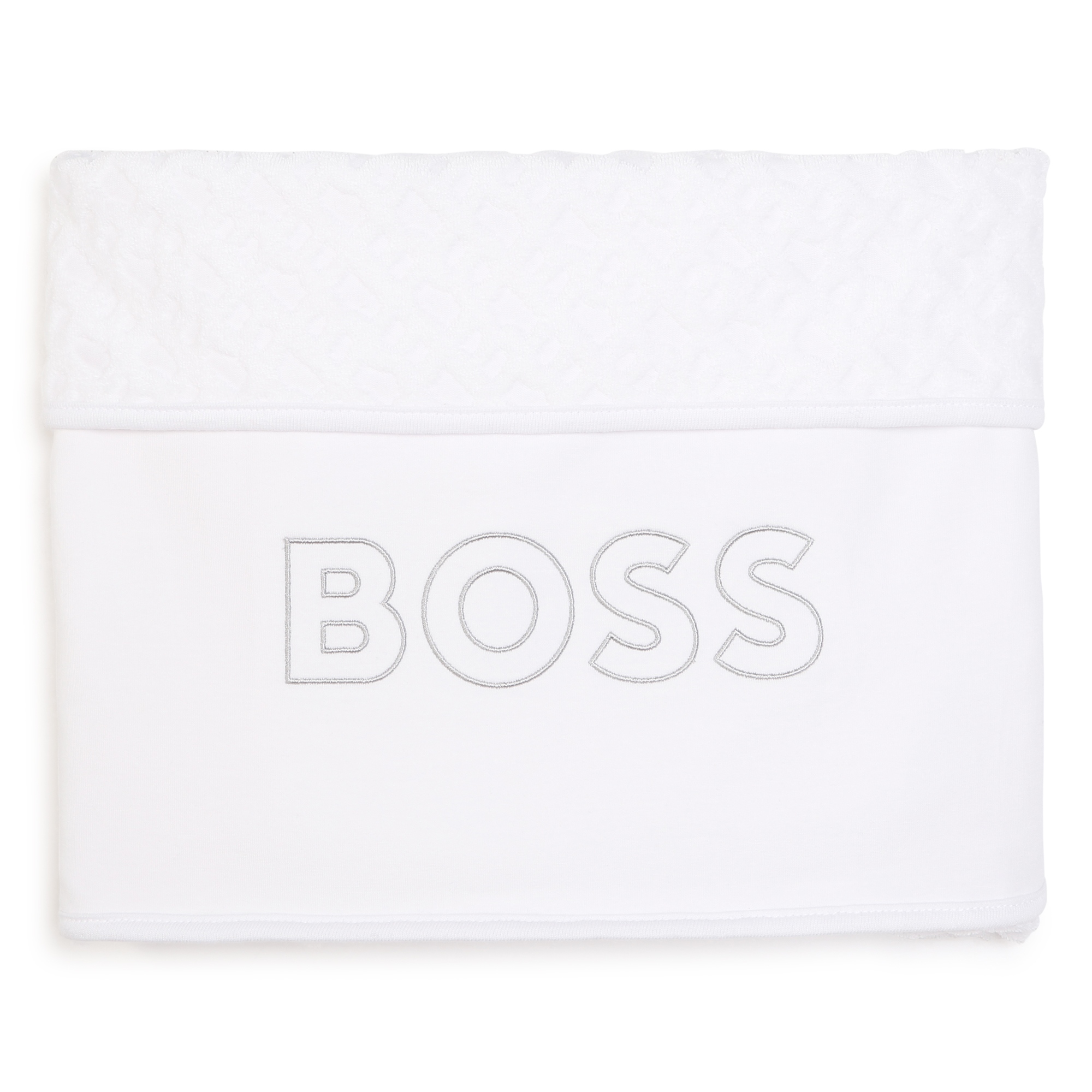 Bi-material cotton blanket BOSS for BOY