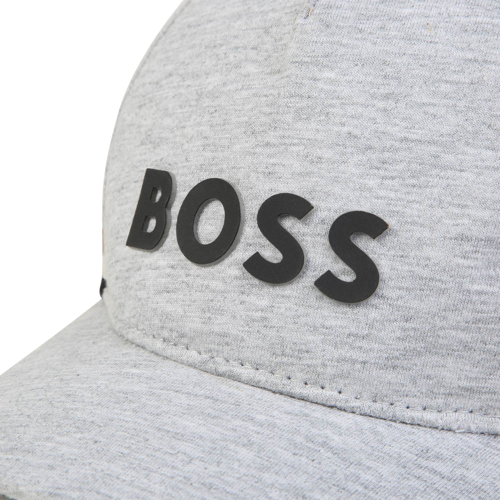Cotton baseball cap with logo BOSS for BOY