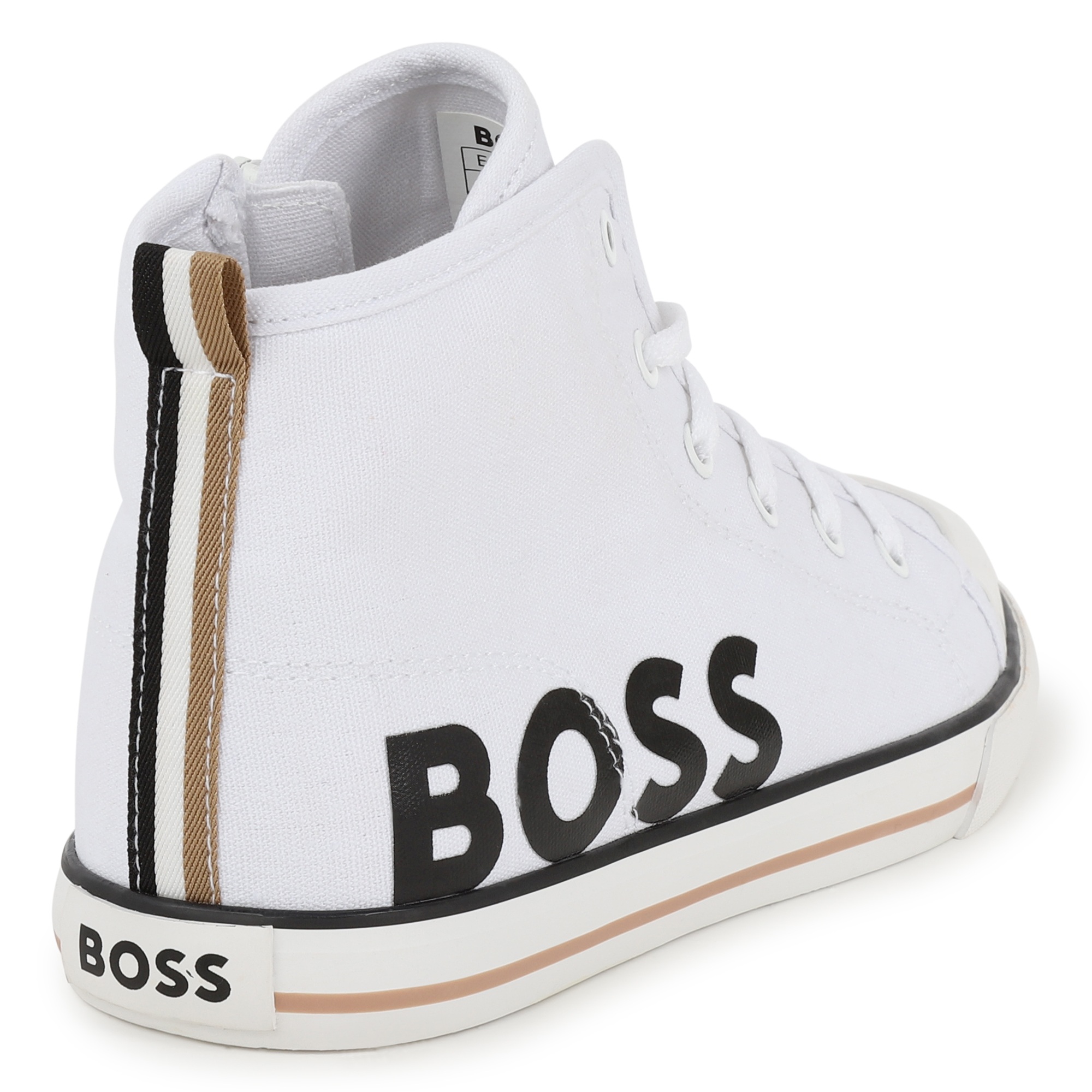 Canvas hi-top trainers BOSS for BOY