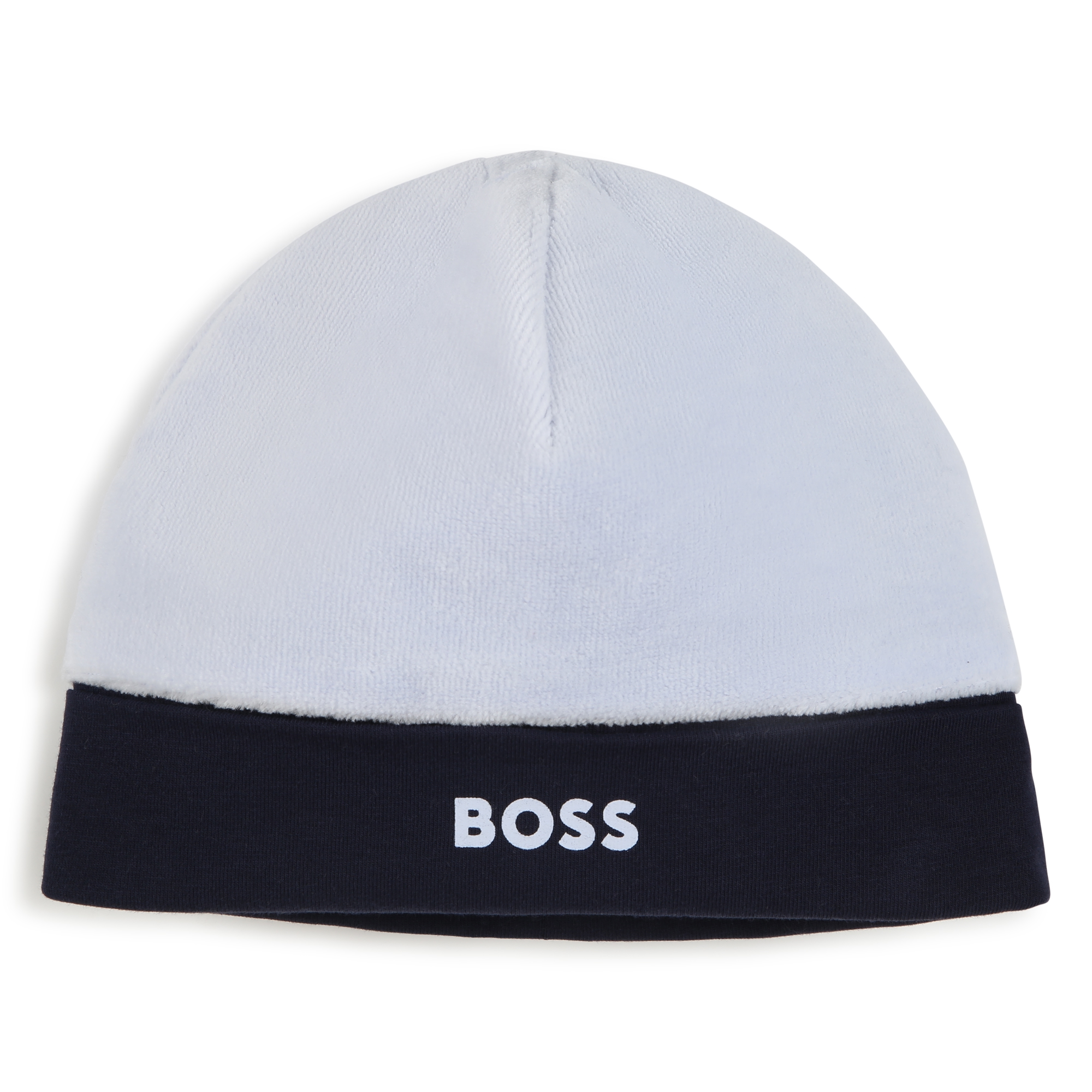 Two-tone newborn hat BOSS for BOY