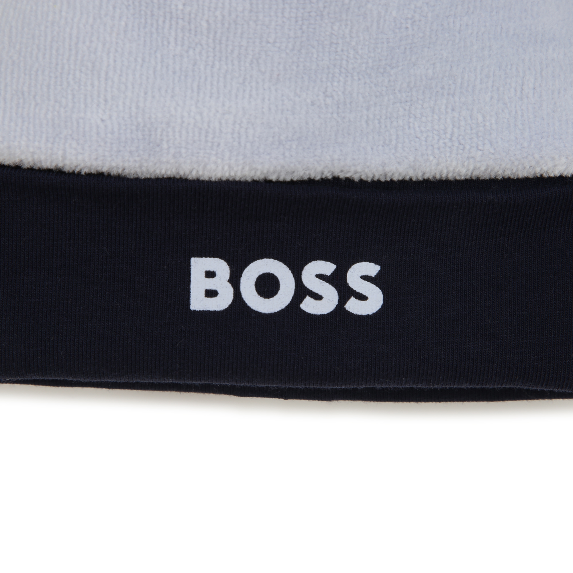 Gorro de recién nacido bicolor BOSS para NIÑO