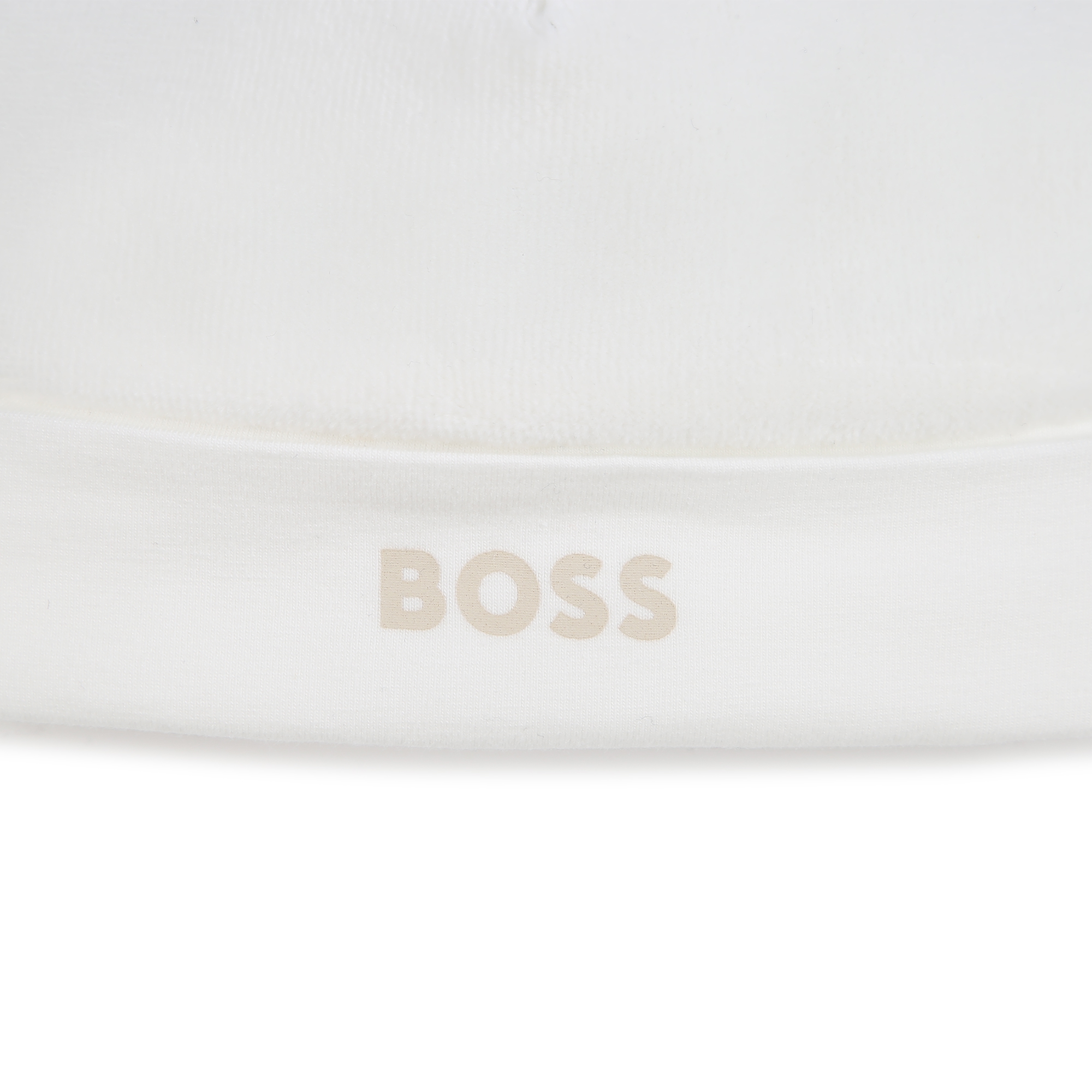 Gorro recién nacido terciopelo BOSS para UNISEXO