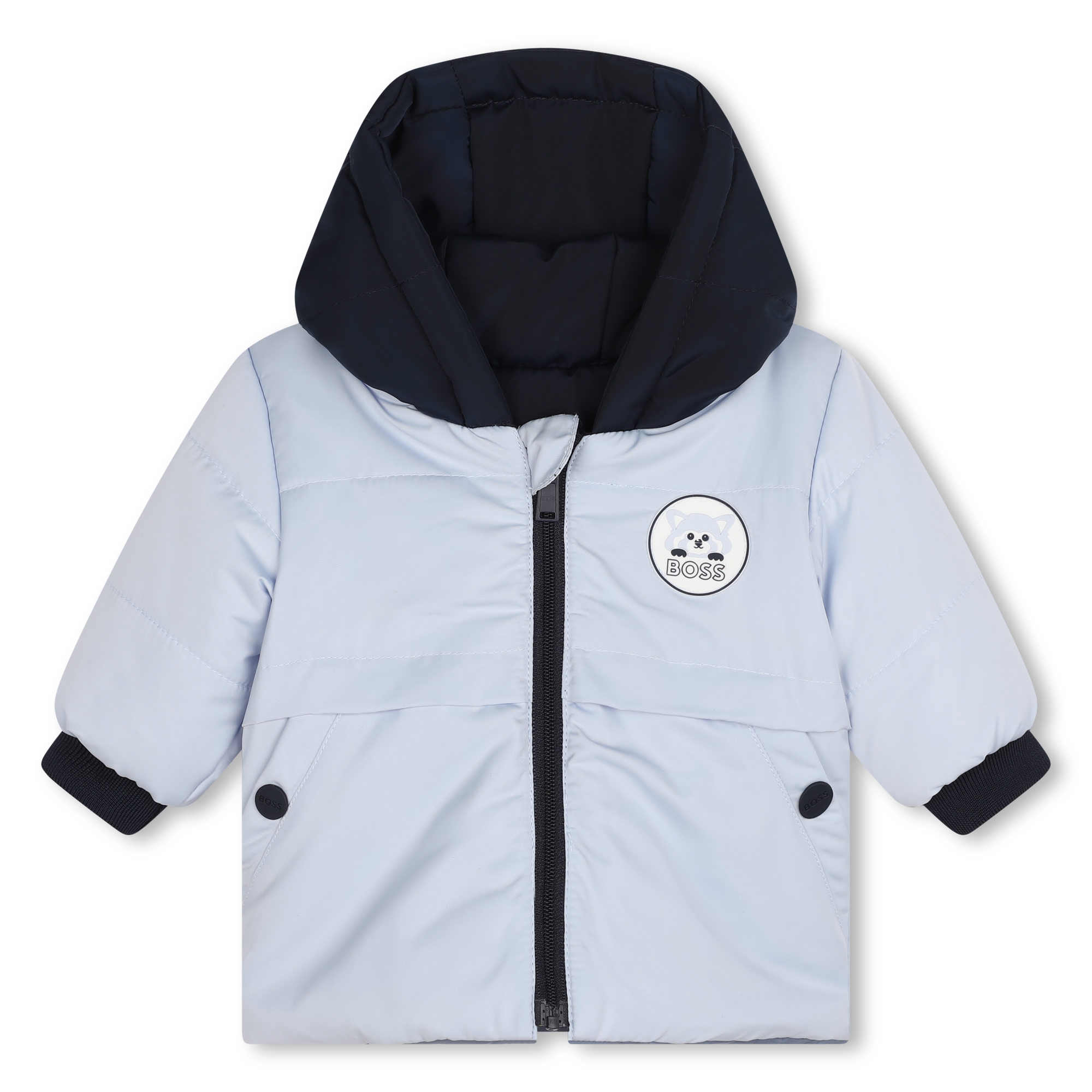 Reversible hooded jacket BOSS for BOY