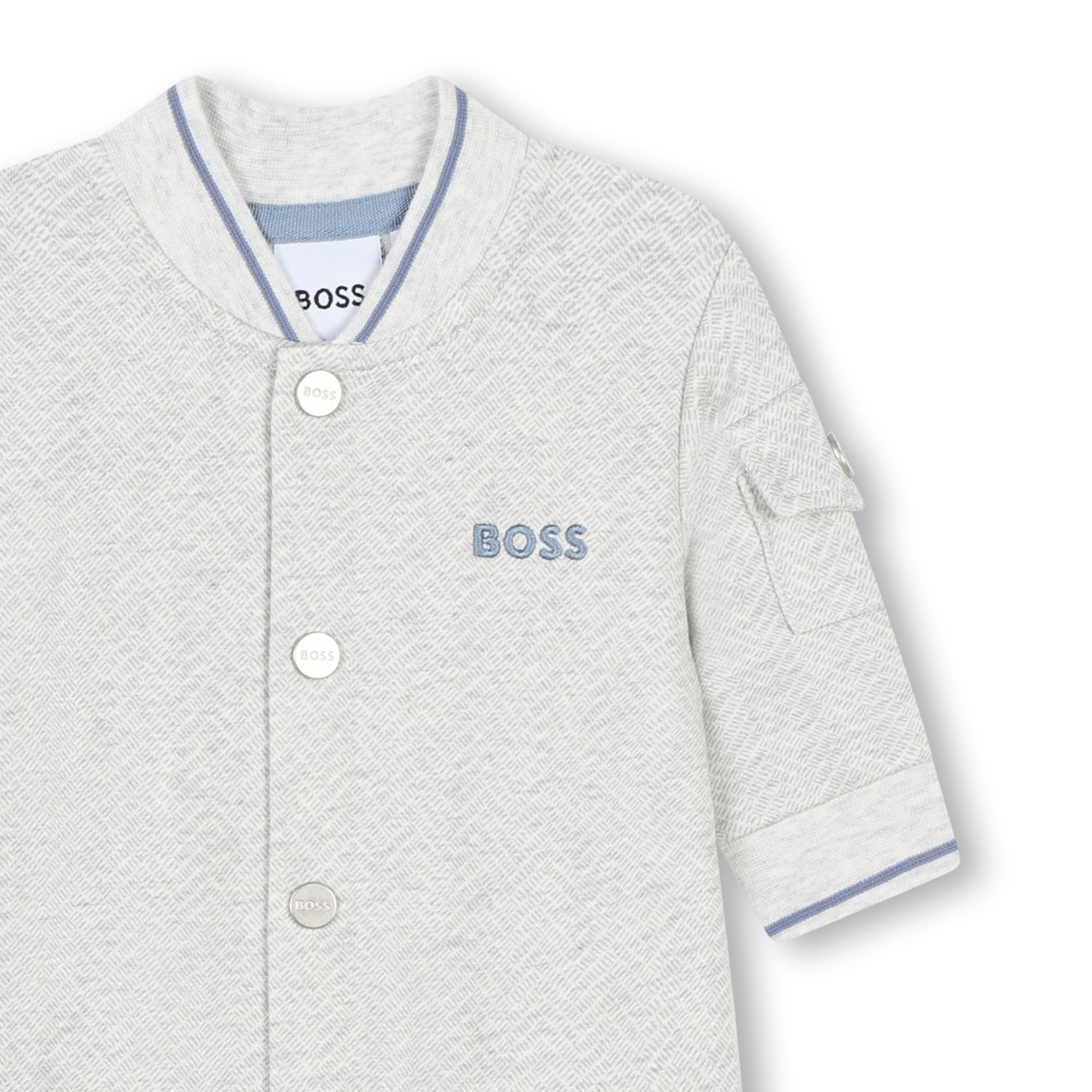 Fleece playsuit BOSS for BOY