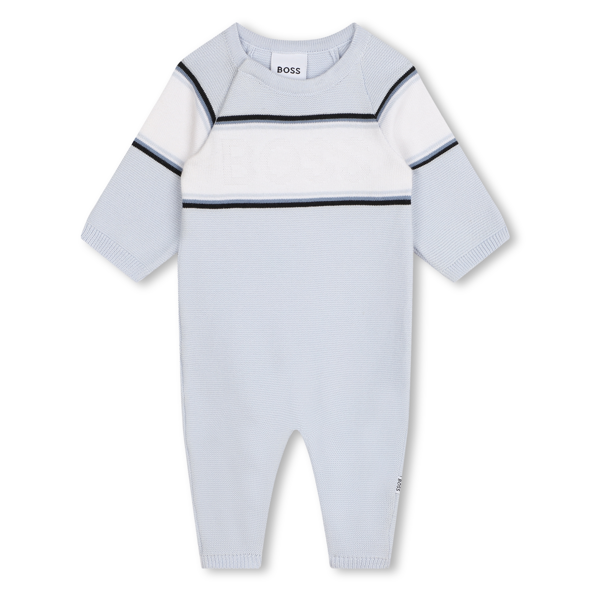 Striped cotton playsuit BOSS for BOY