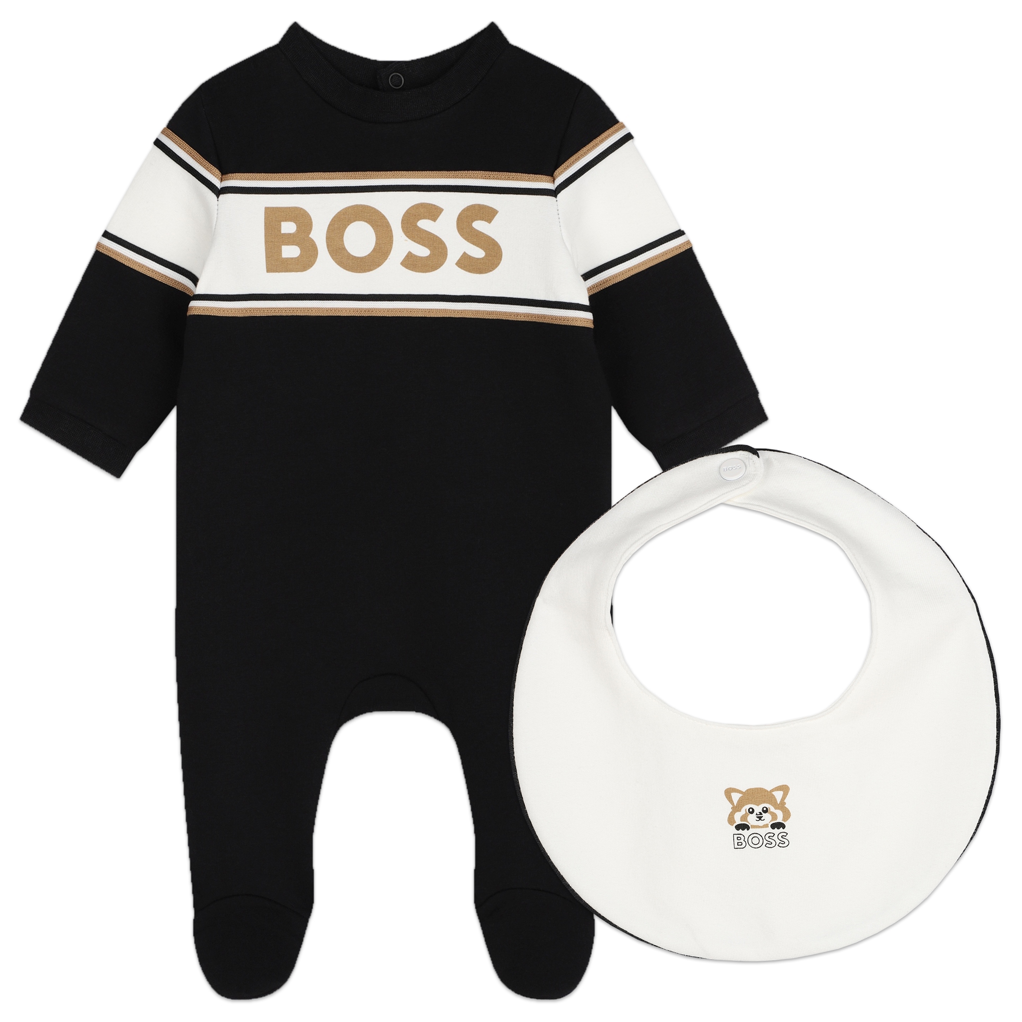 Pyjamas and bib set BOSS for BOY