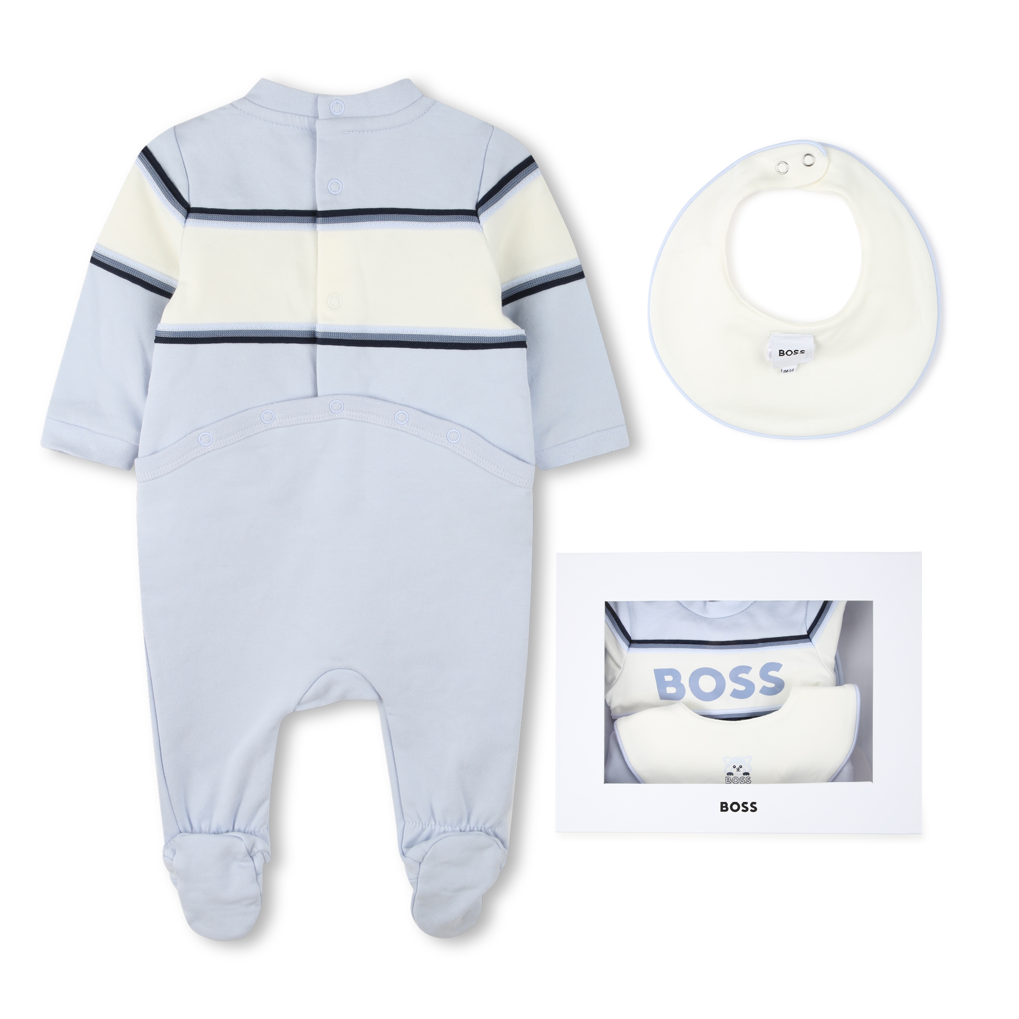 Pyjamas and bib set BOSS for BOY