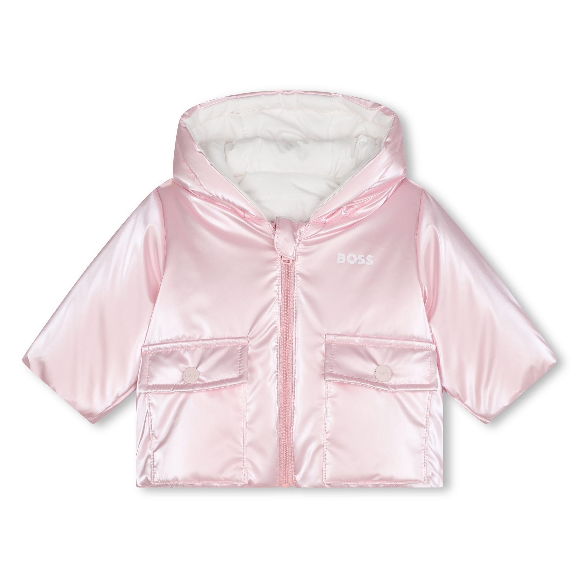 Reversible hooded jacket BOSS for GIRL