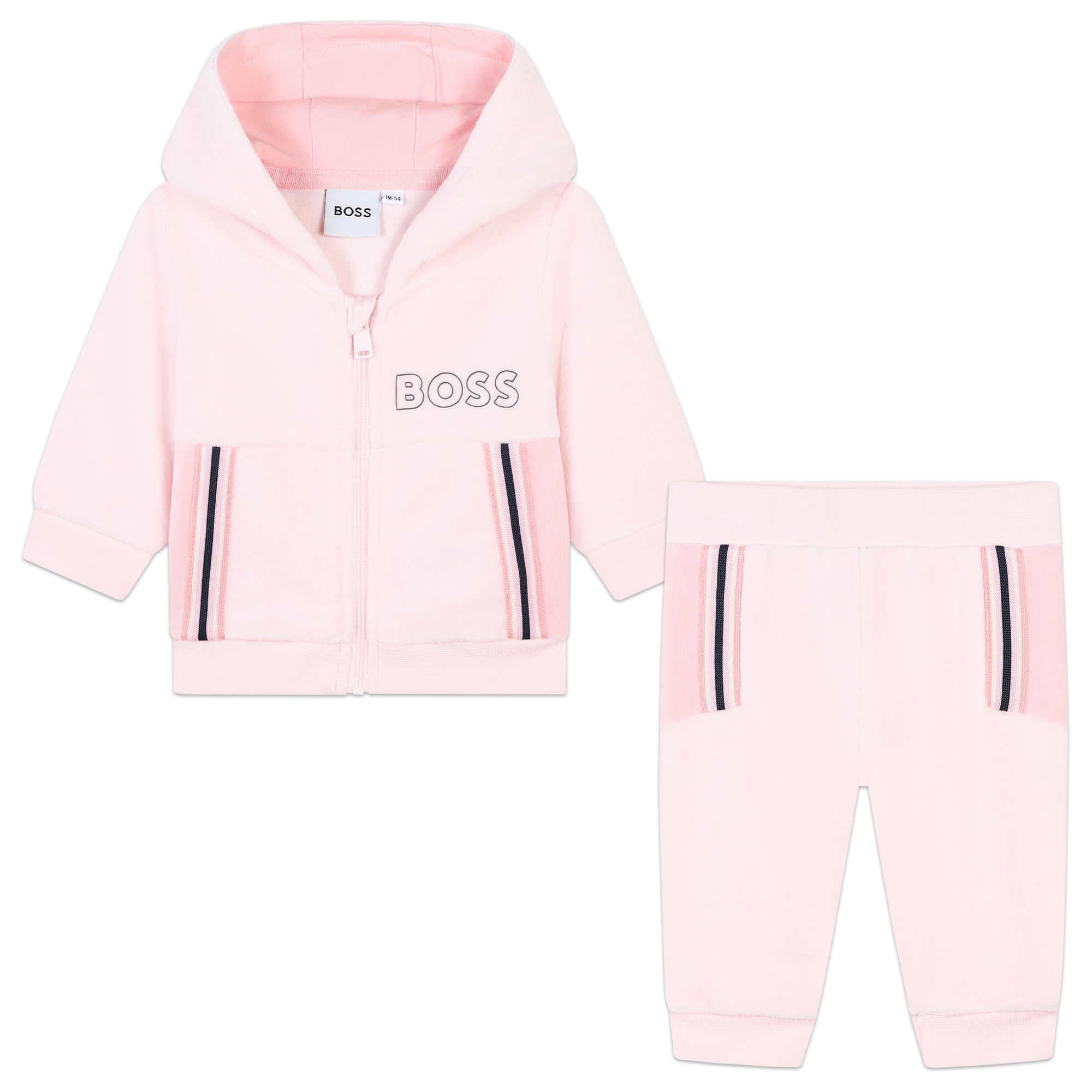 Completo da jogging in velluto BOSS Per BAMBINA