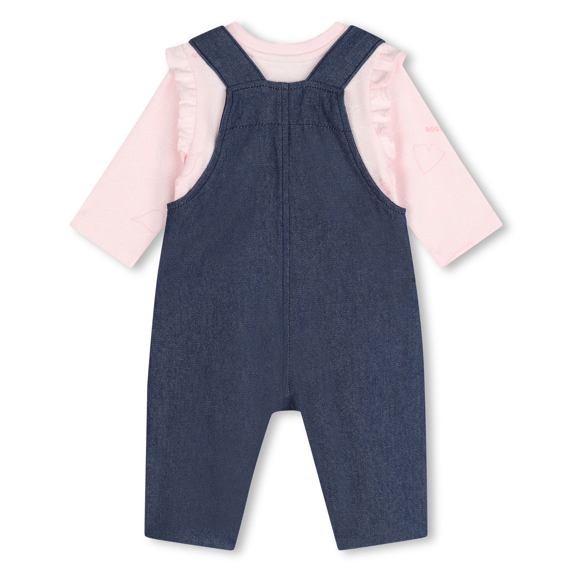 Salopette e t-shirt in cotone BOSS Per BAMBINA