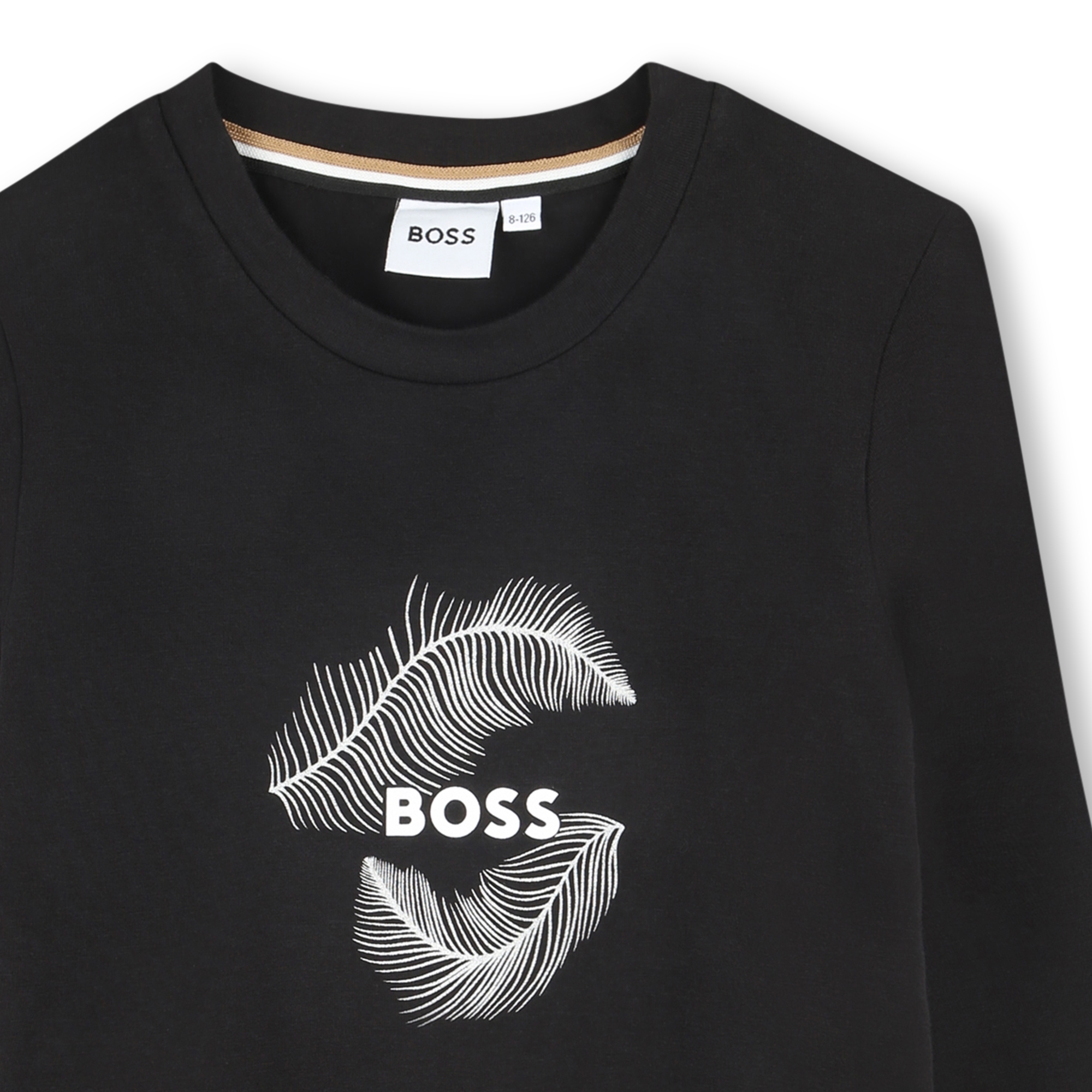 Camiseta de algodón BOSS para NIÑA