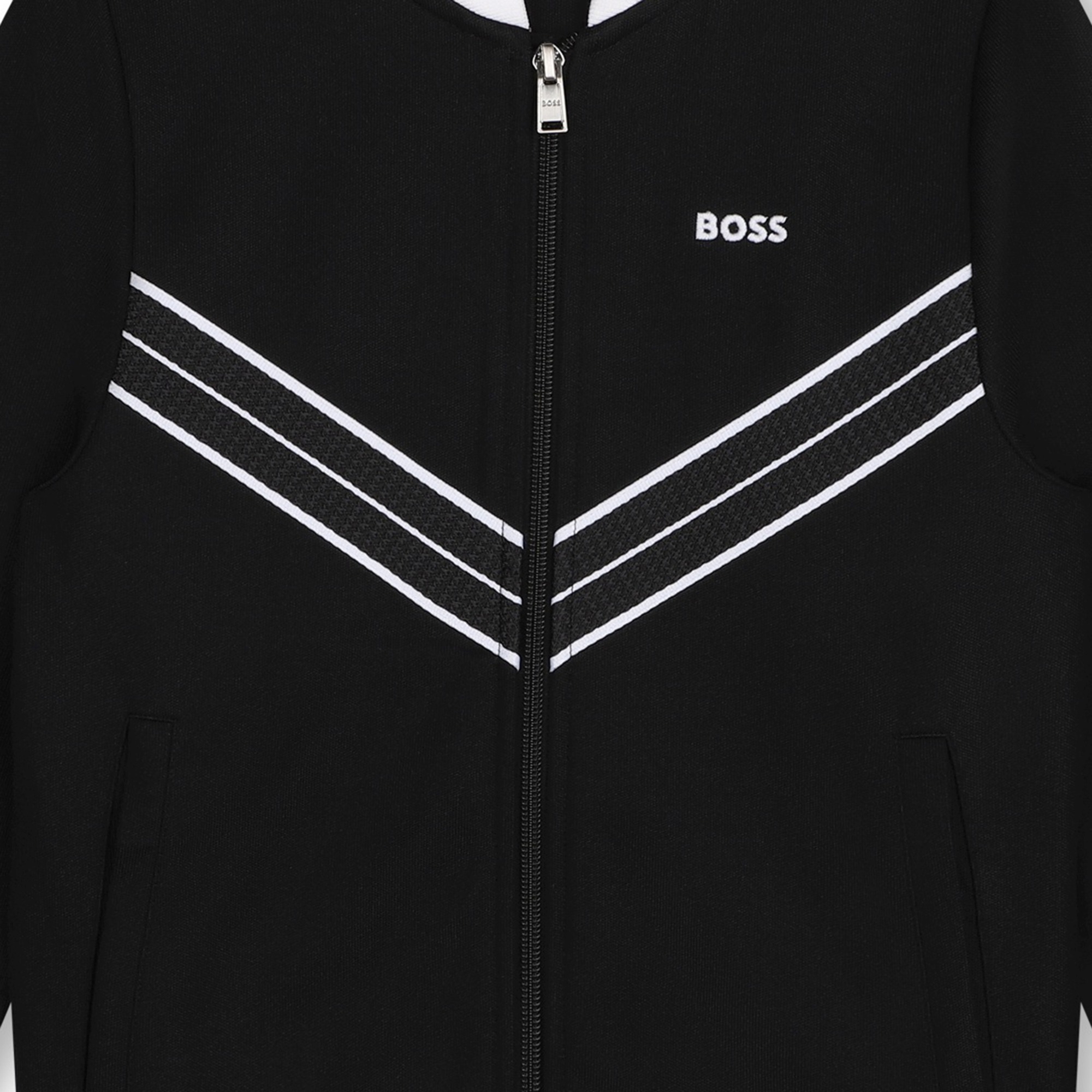 Cardigan de jogging zippé BOSS pour GARCON