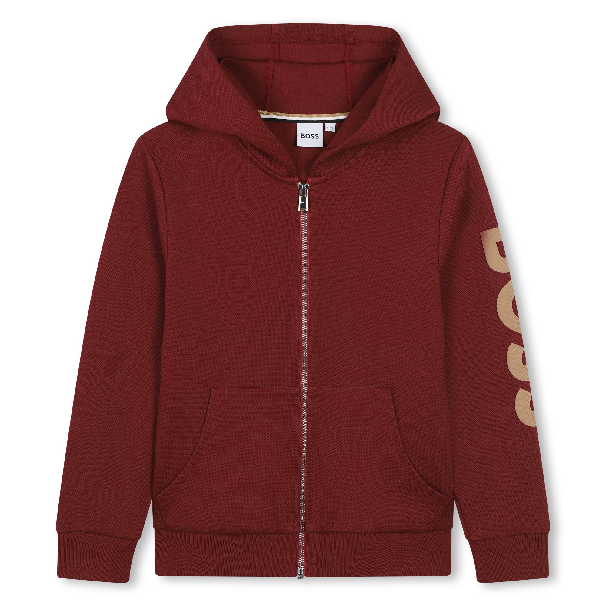 Sudadera con capucha de piqué BOSS para NIÑO