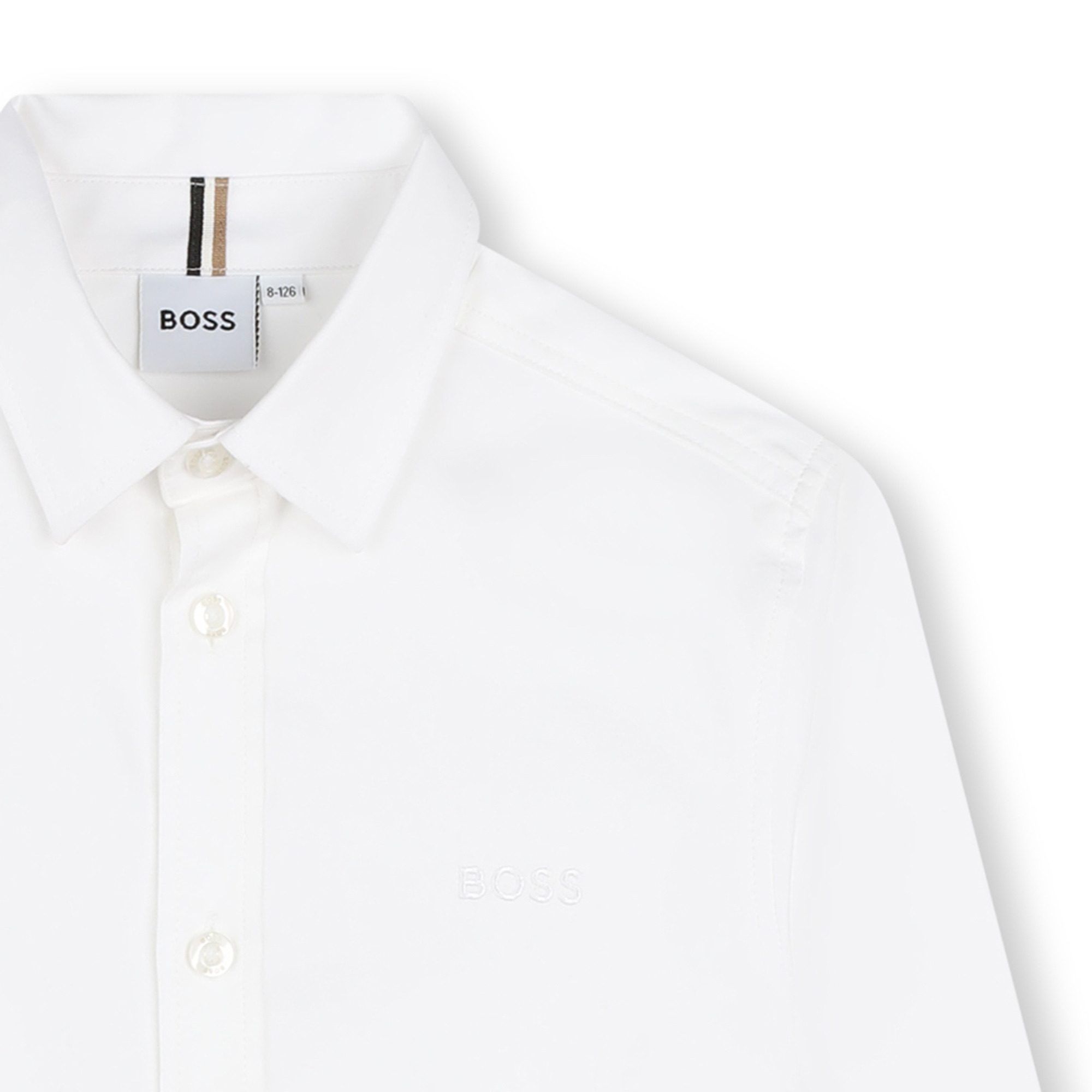 Long-sleeved cotton shirt BOSS for BOY