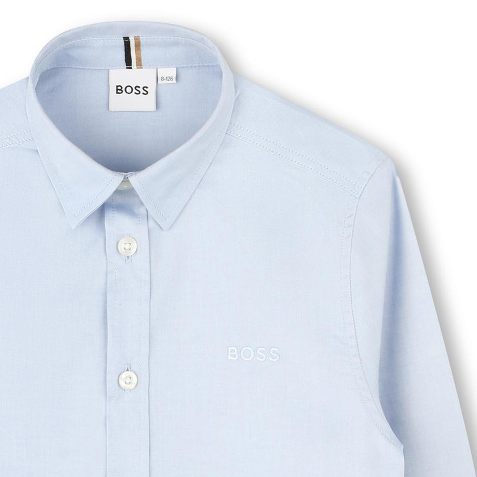 Long-sleeved cotton shirt BOSS for BOY