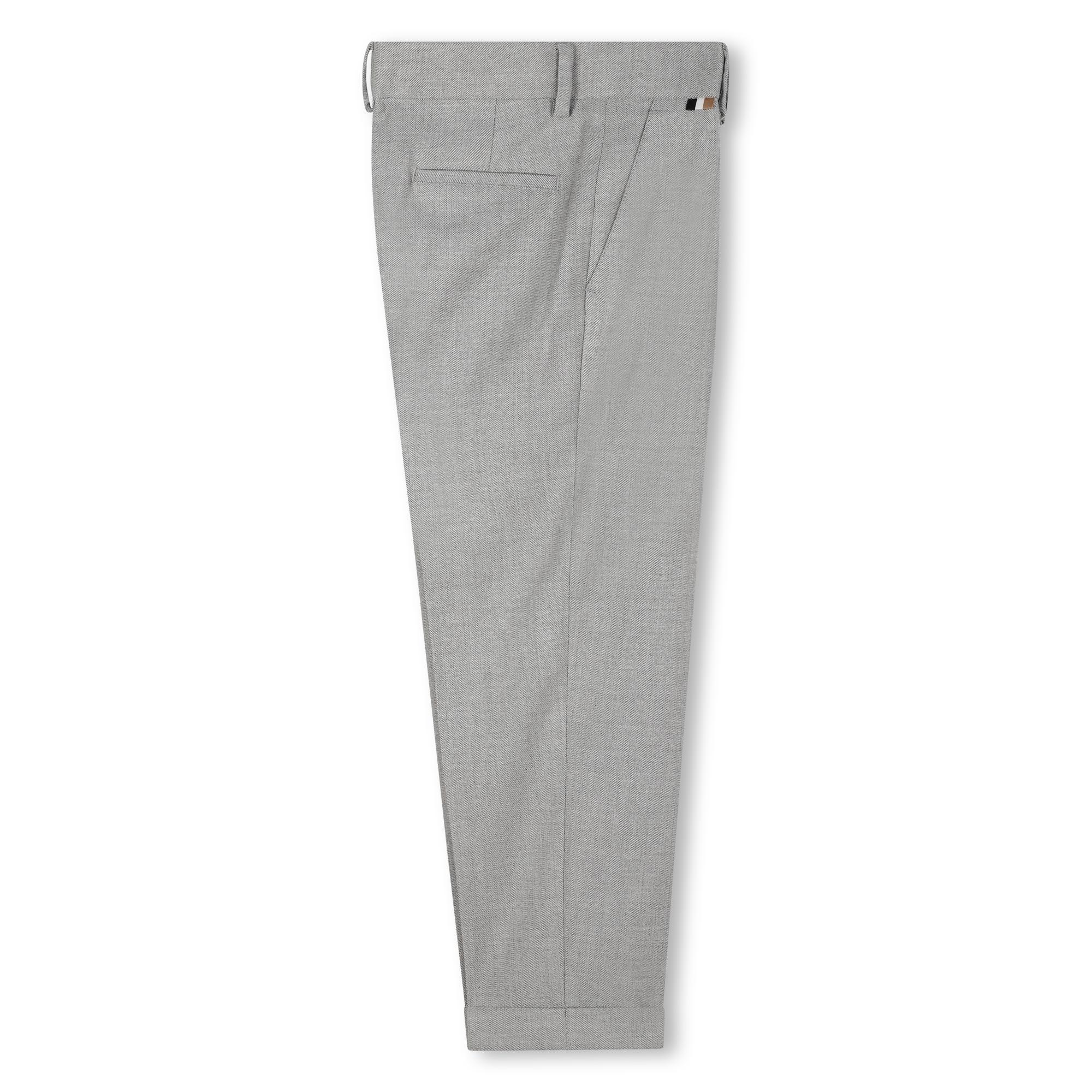 Pantalon met plooien BOSS Voor