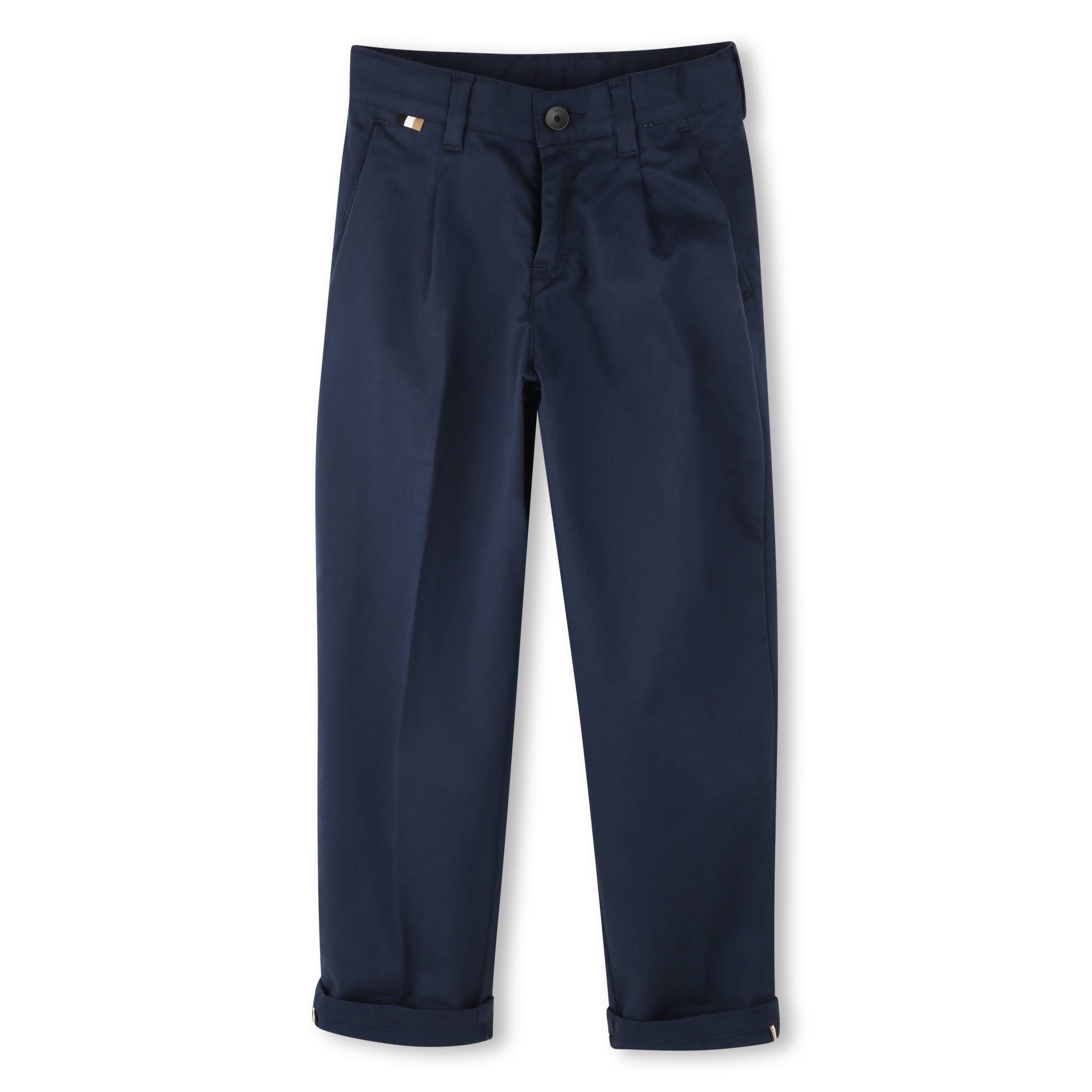 Plain twill chino trousers BOSS for BOY