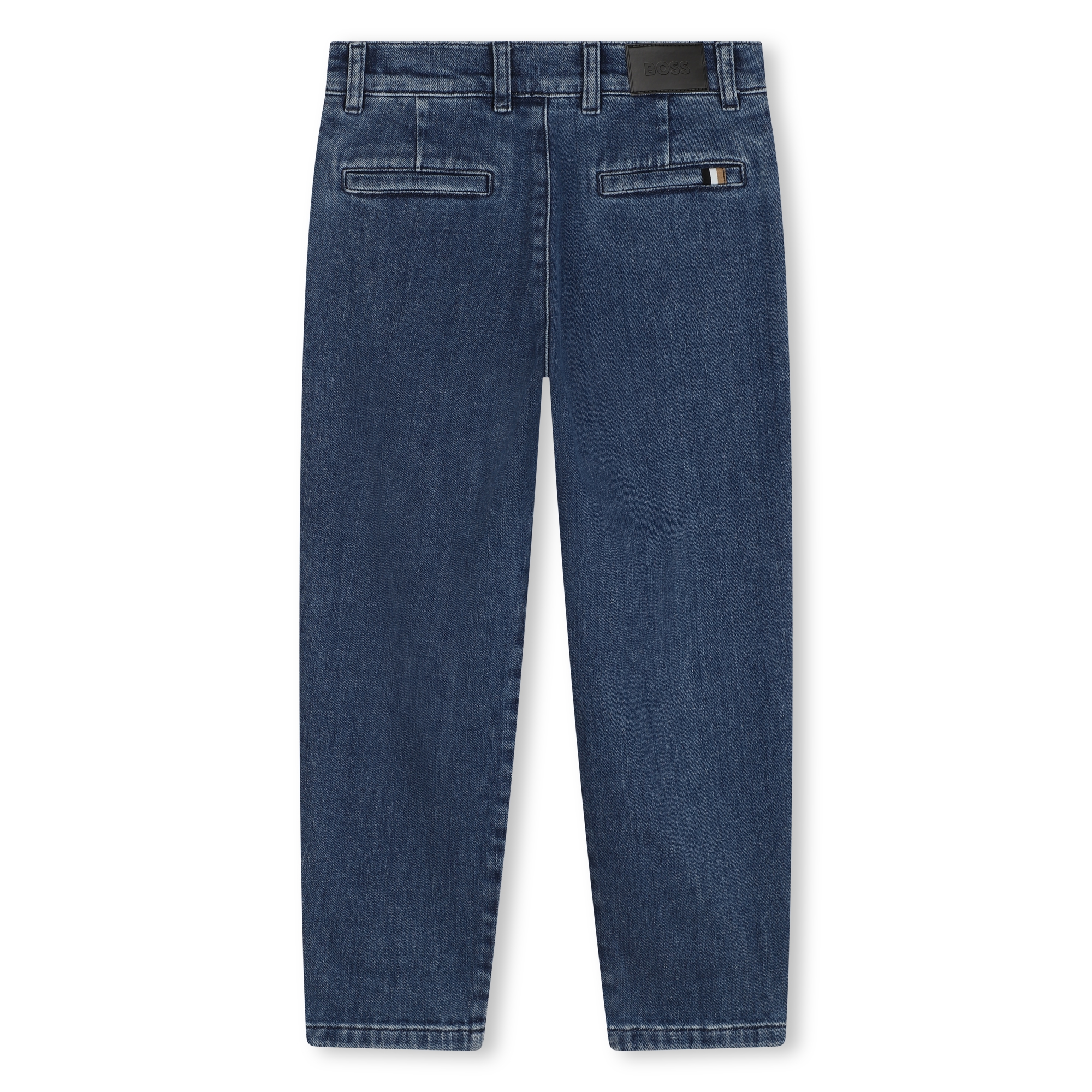 Denim broek met figuurnaden BOSS Voor