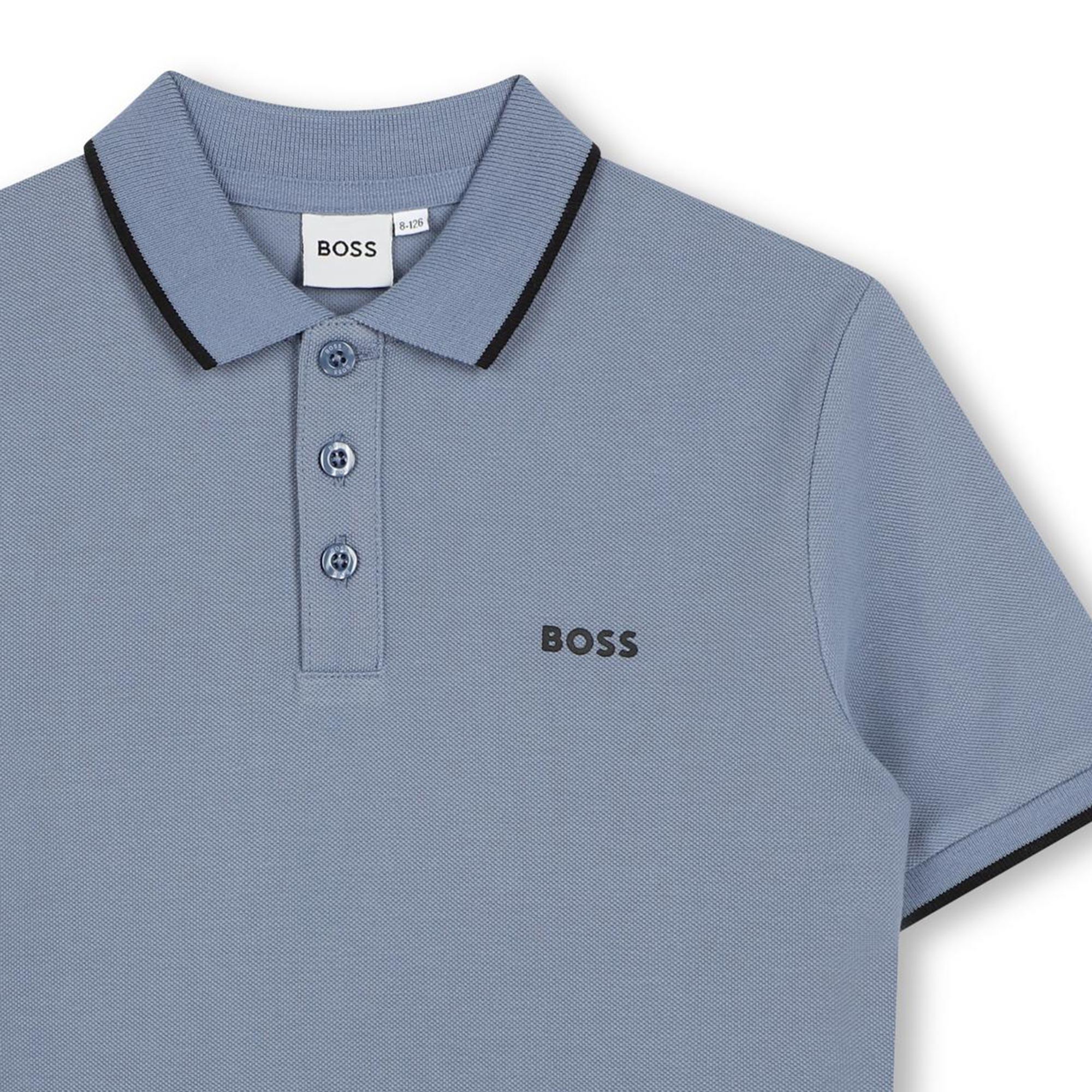 Short-sleeved polo shirt BOSS for BOY