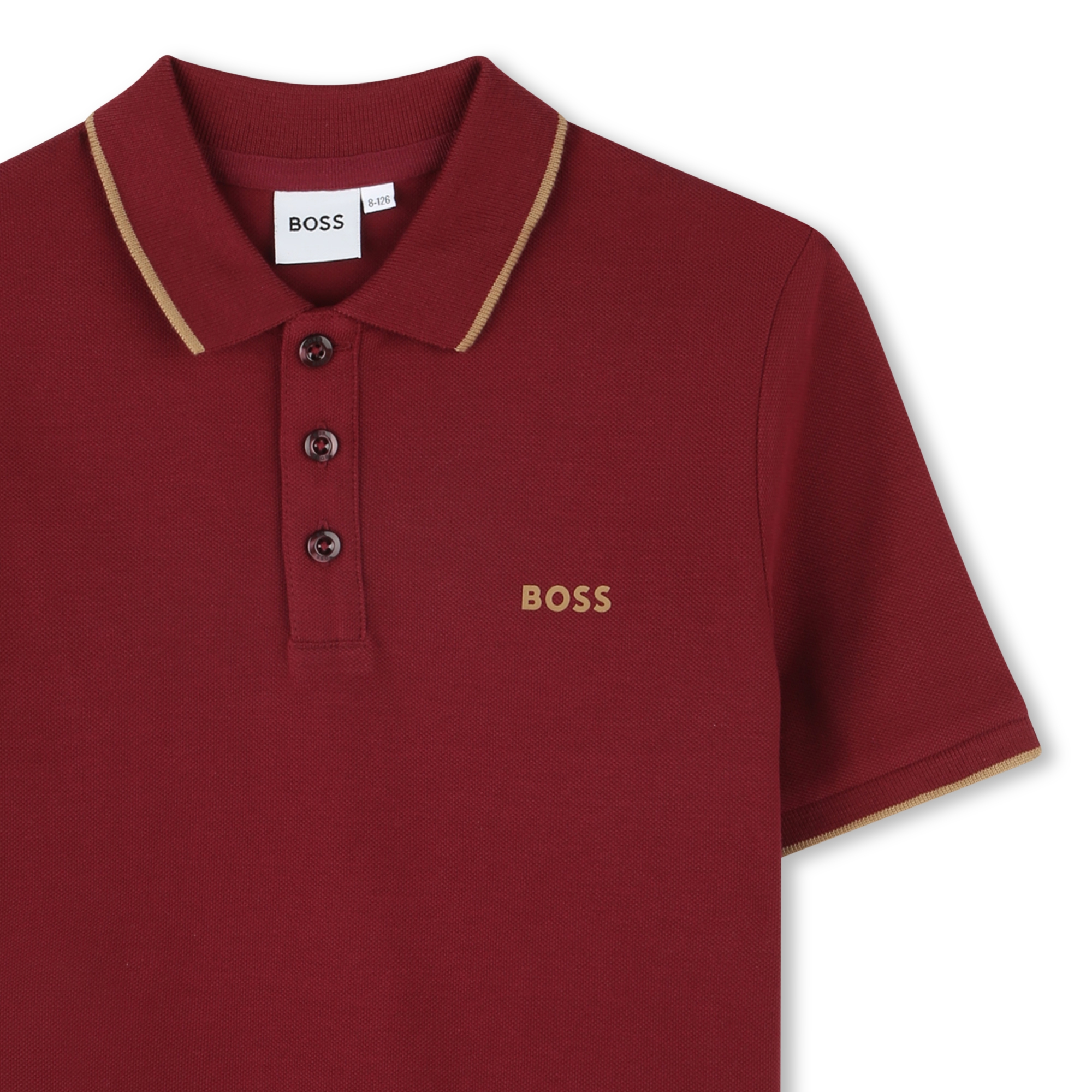 Short-sleeved polo shirt BOSS for BOY