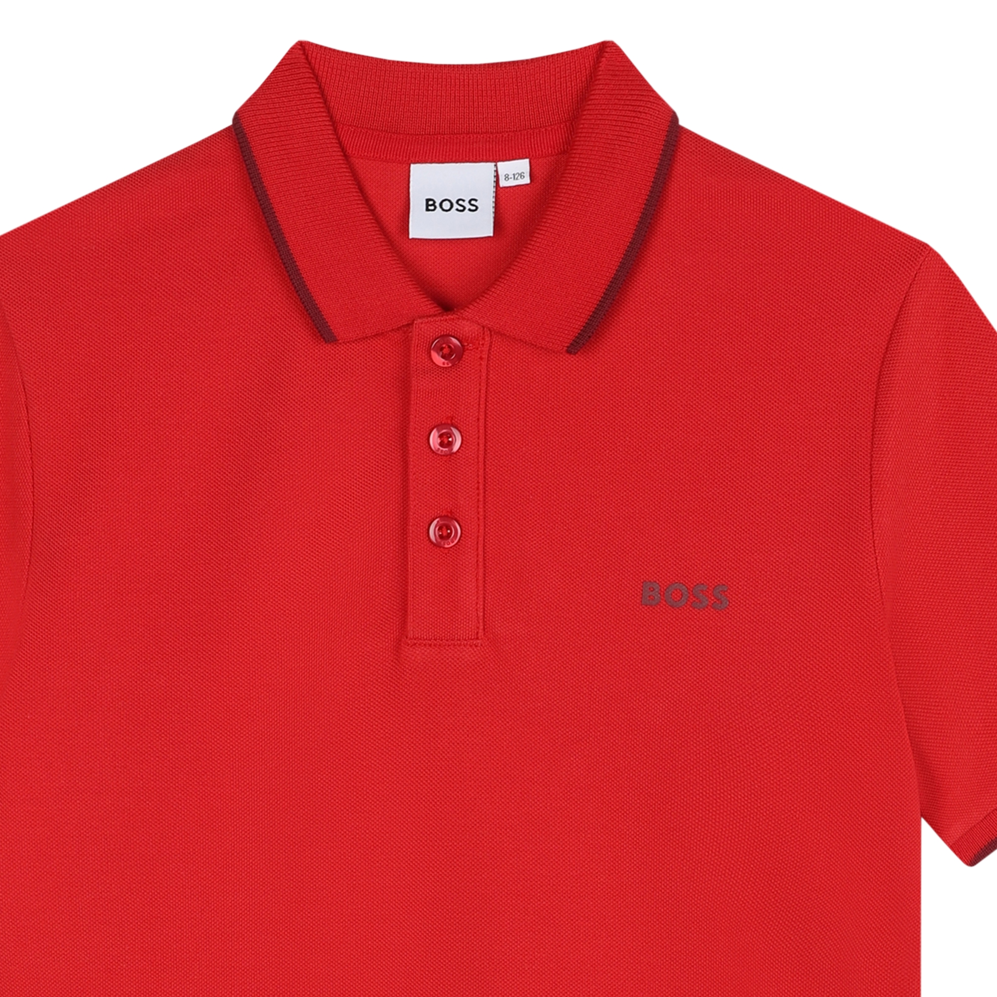 Short-sleeved polo shirt BOSS for BOY