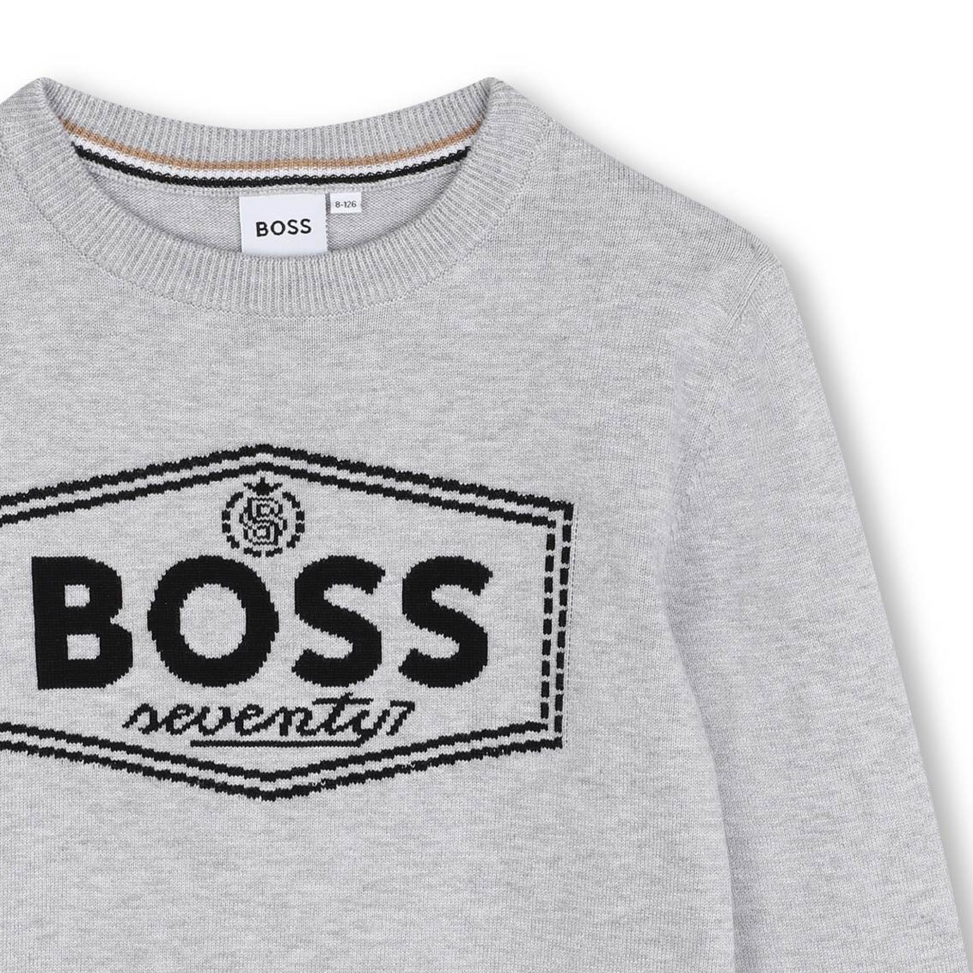 Pullover in cotone BOSS Per RAGAZZO