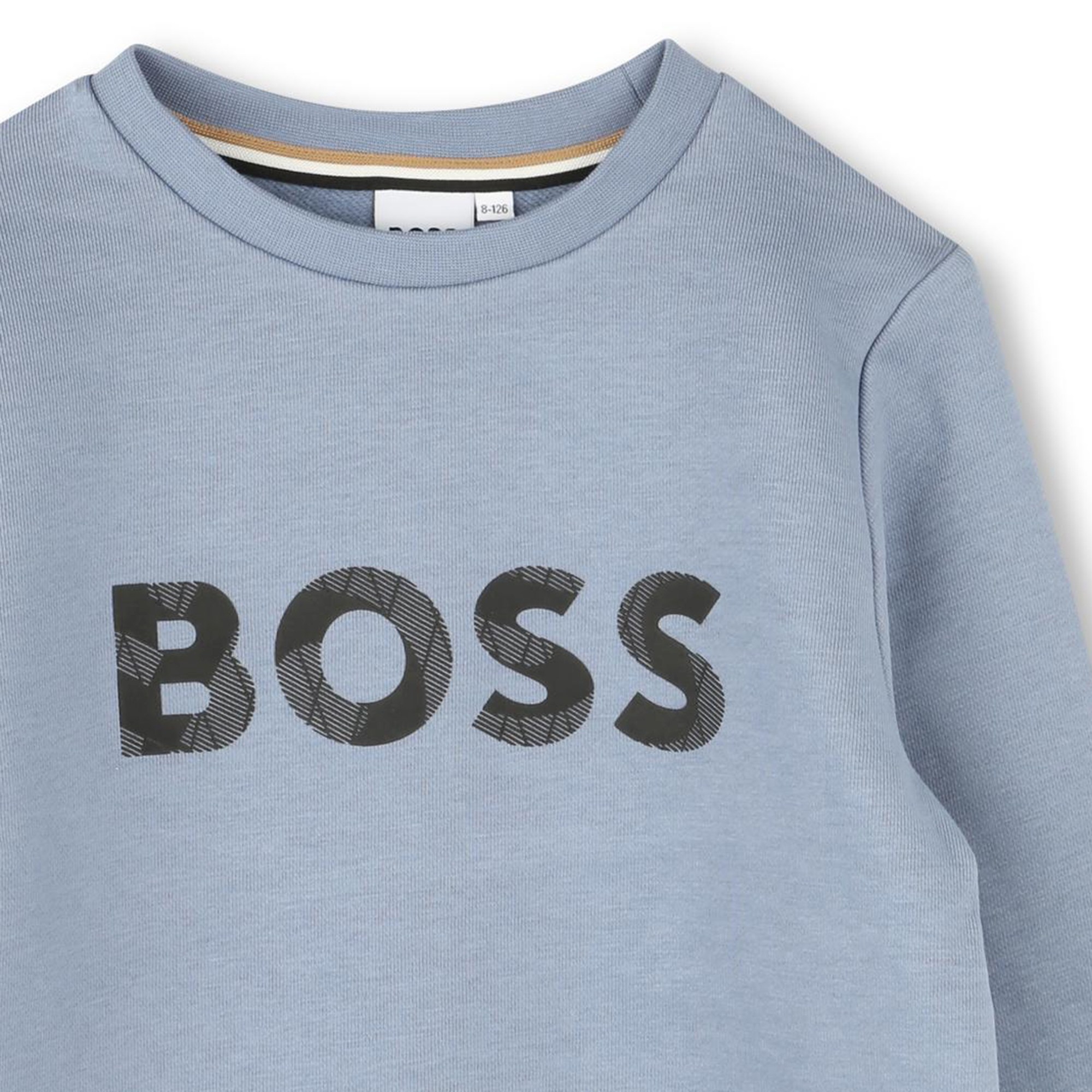 Sweat-shirt à col rond BOSS pour GARCON