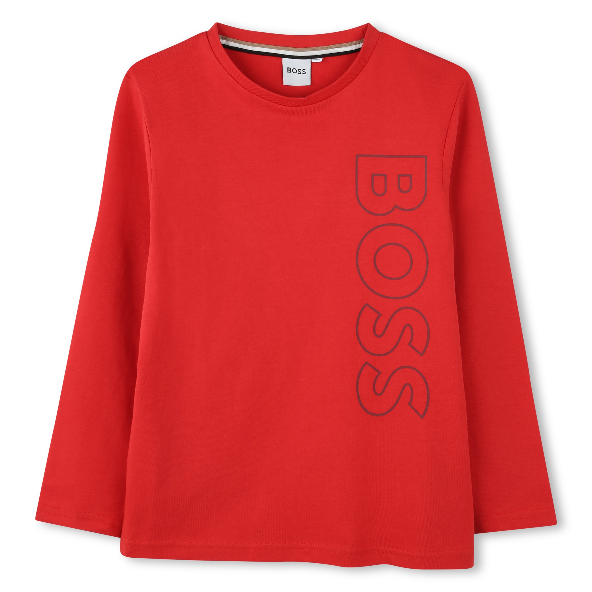 T-shirt met lange mouwen BOSS Voor