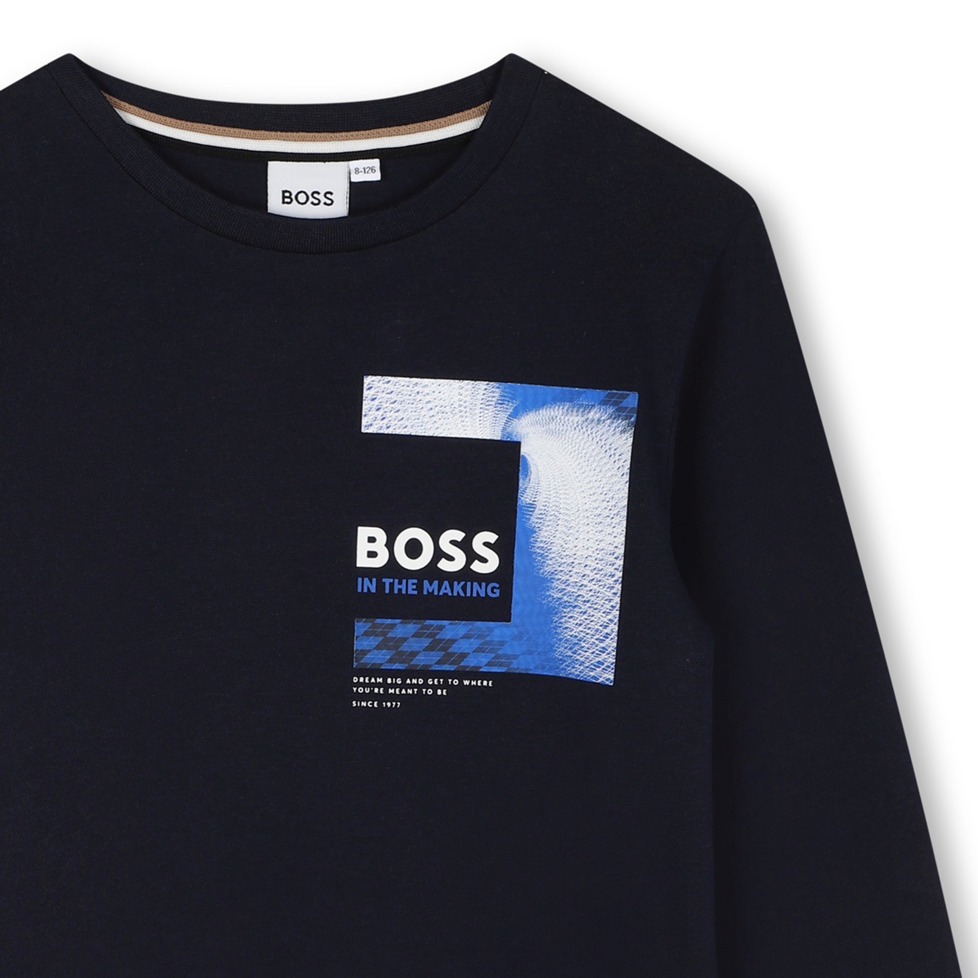 T-shirt à manches longues BOSS pour GARCON