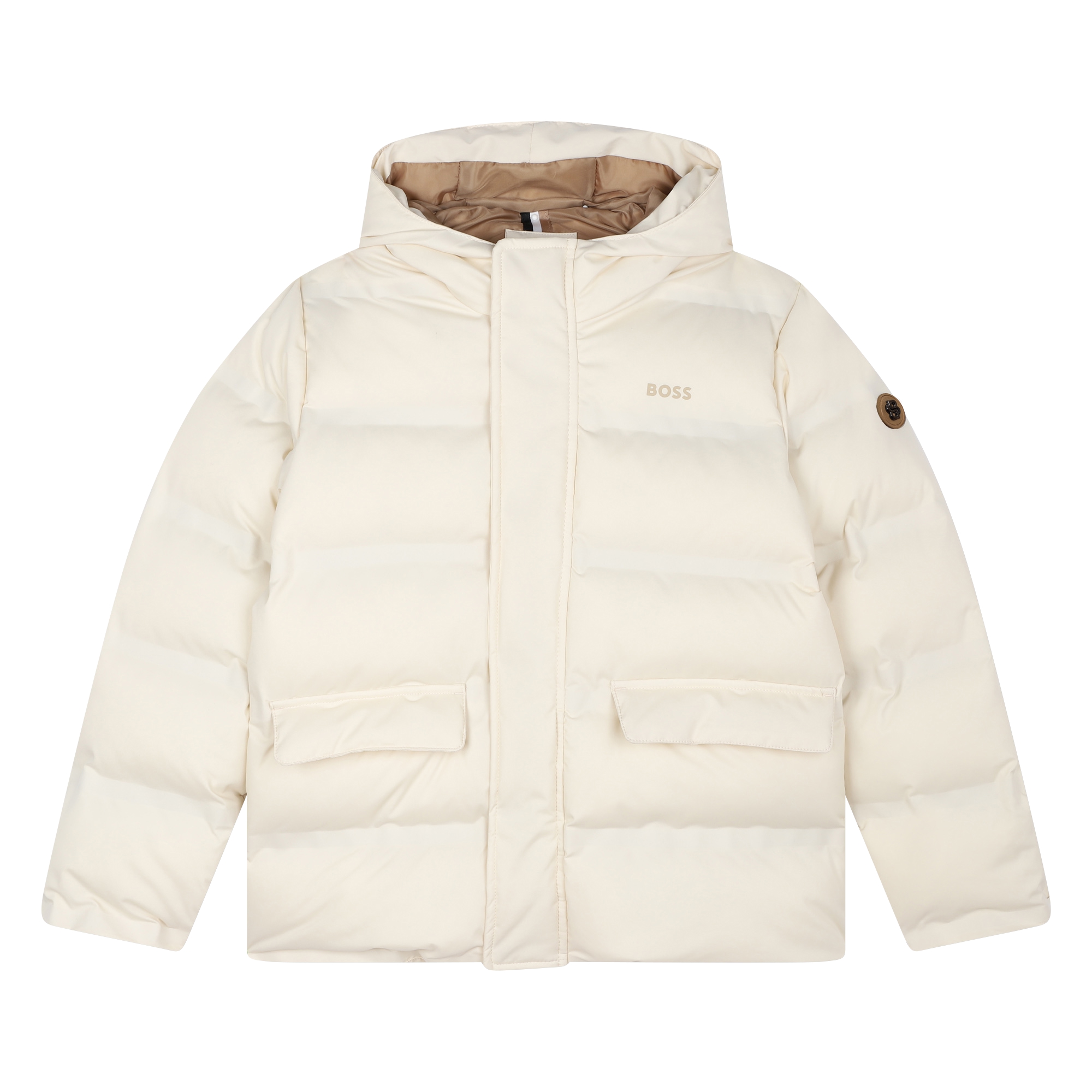 Hooded puffer jacket BOSS for BOY